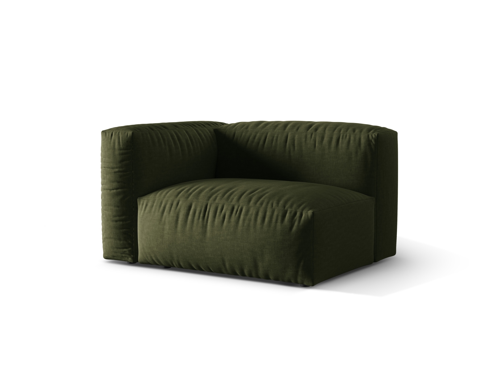 Left Wide Single Seat, "Martina", 1 Seat, 120x106x75