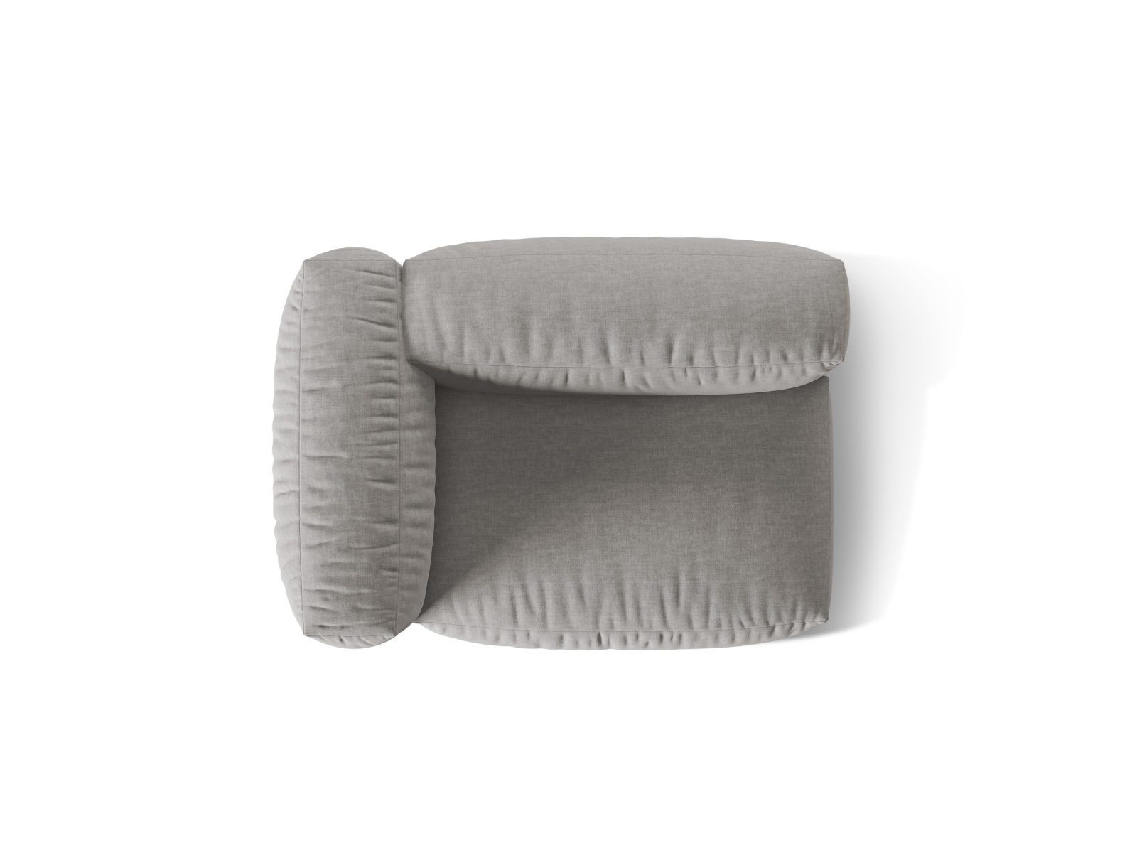 Left Wide Single Seat, "Martina", 1 Seat, 120x106x75