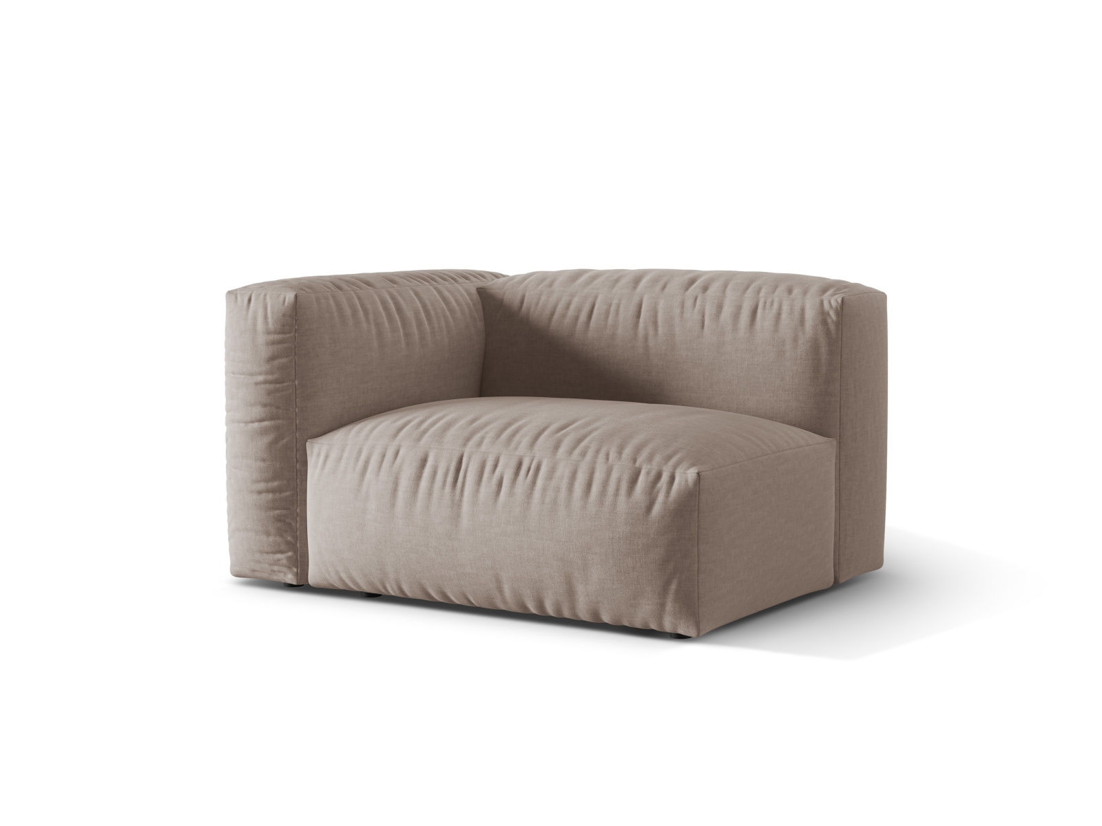 Left Wide Single Seat, "Martina", 1 Seat, 120x106x75
