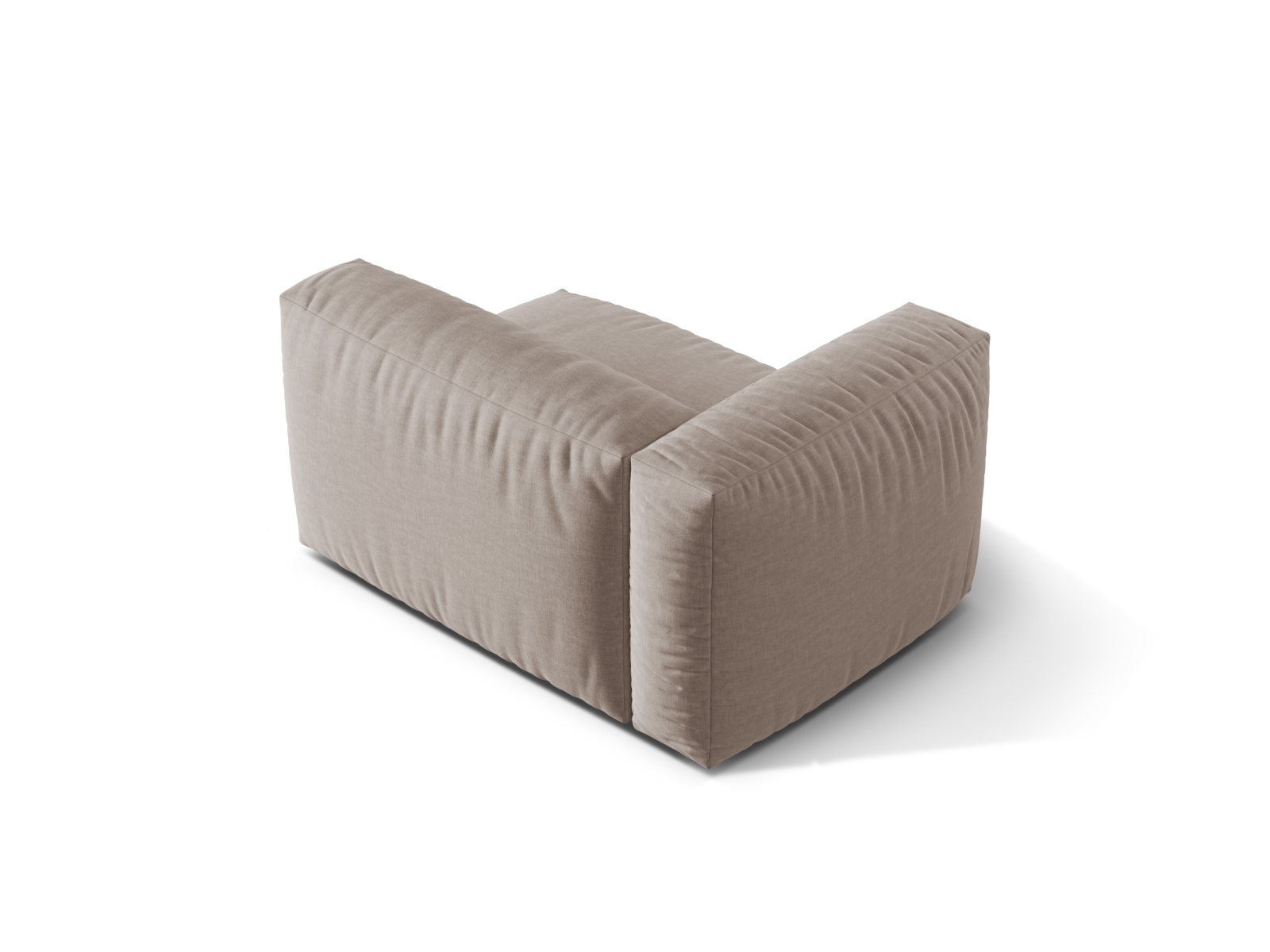 Left Wide Single Seat, "Martina", 1 Seat, 120x106x75