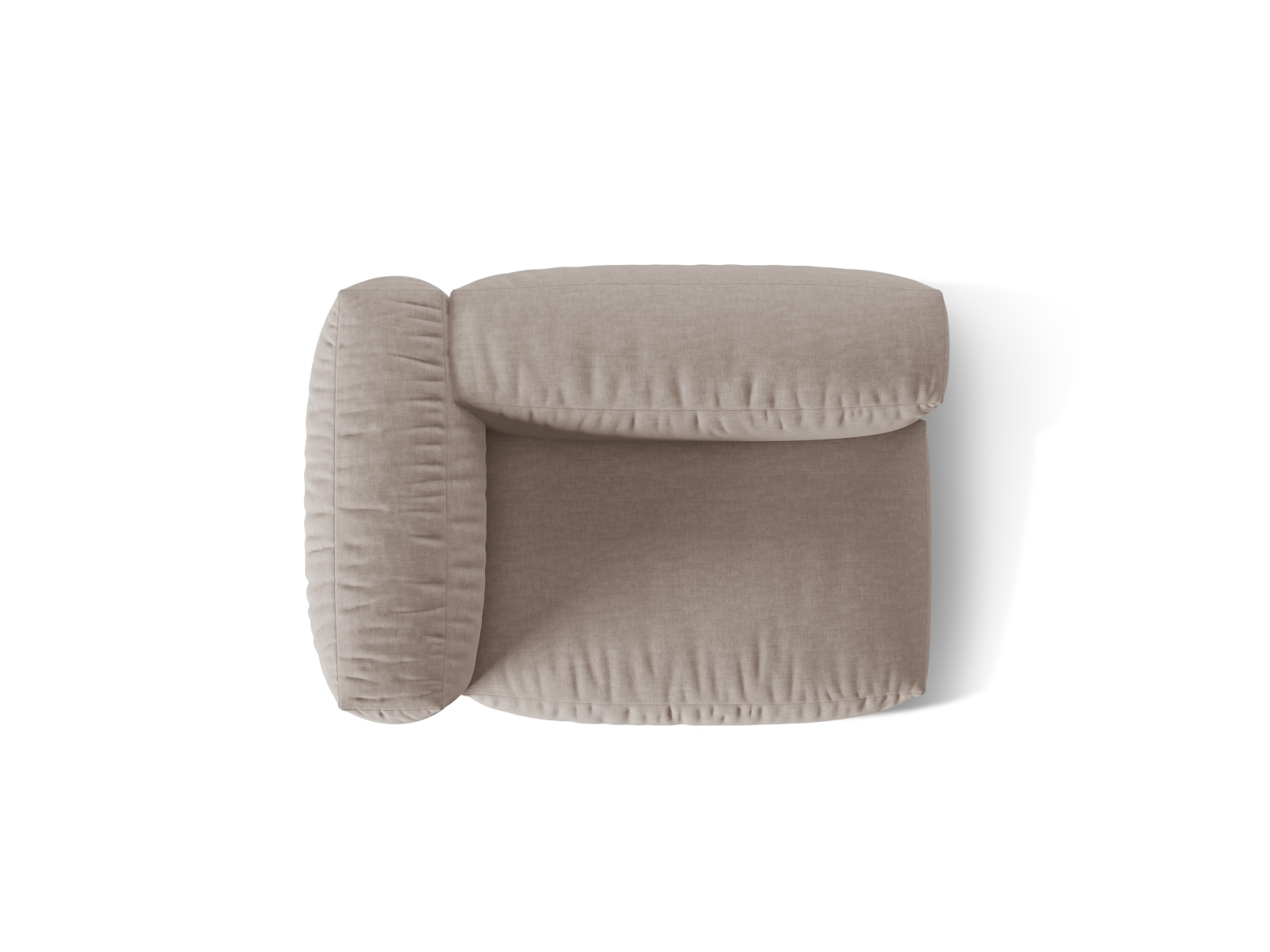 Left Wide Single Seat, "Martina", 1 Seat, 120x106x75