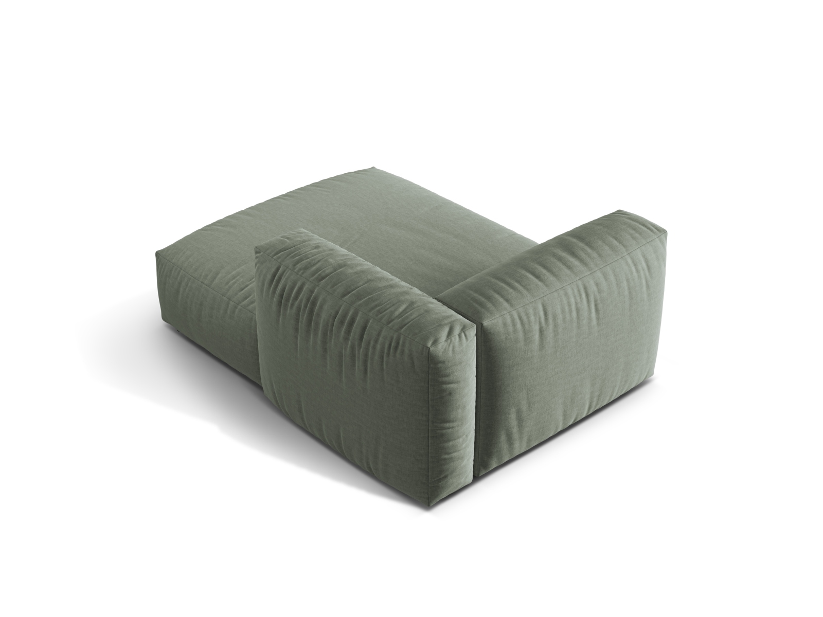 Chaise Longue Right, "Martina", 1 Seat, 120x176x75