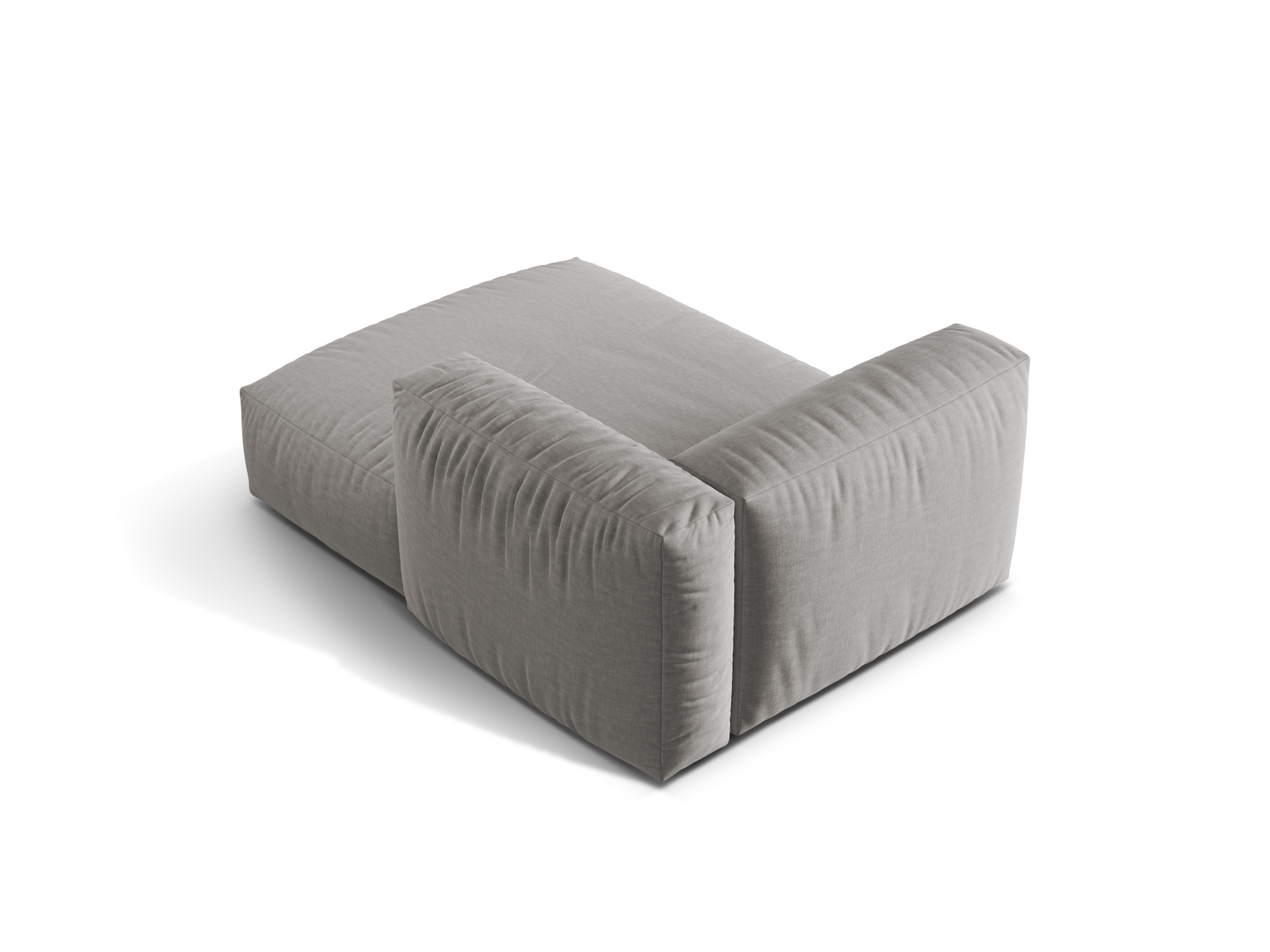 Chaise Longue Right, "Martina", 1 Seat, 120x176x75