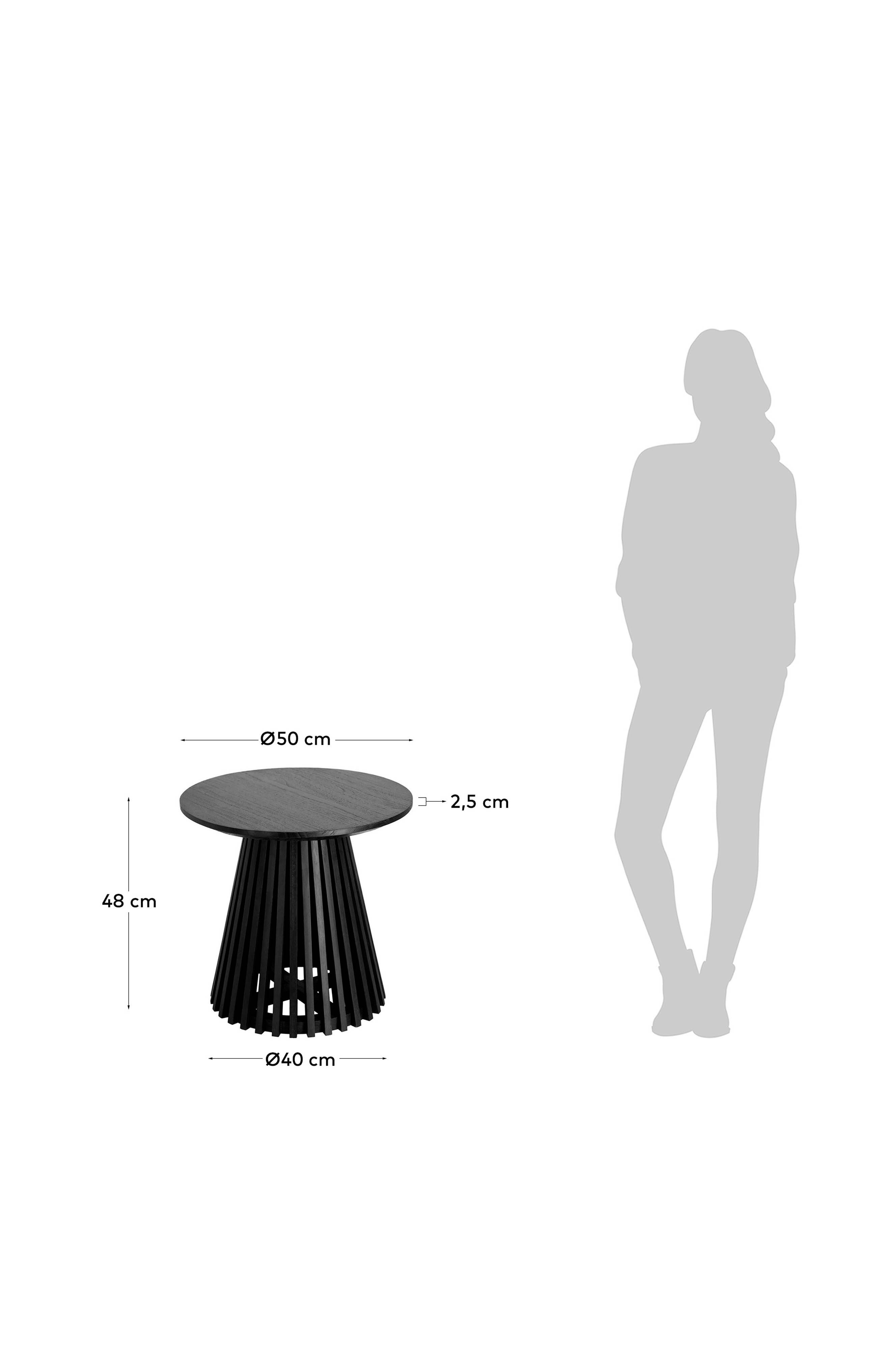 JEANETTE sivupöytä ø 50 cm