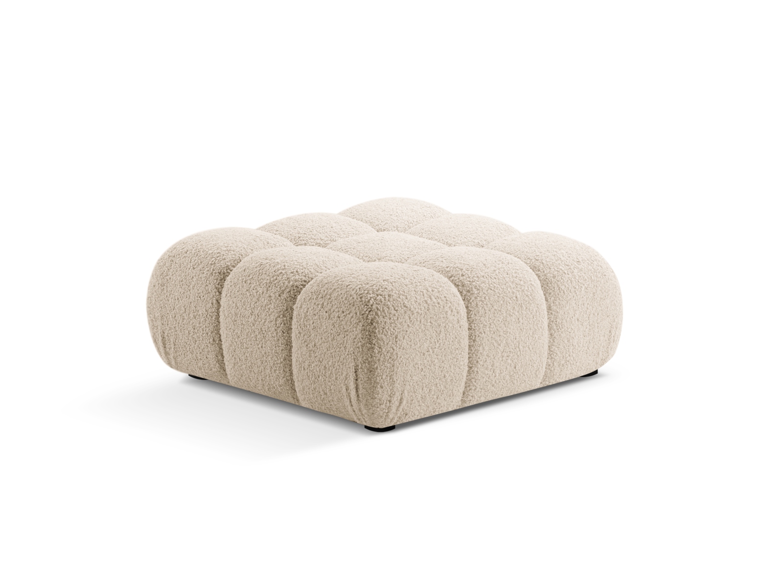 Boucle Pouf, "Bellis", 1 Seat, 94x94x43