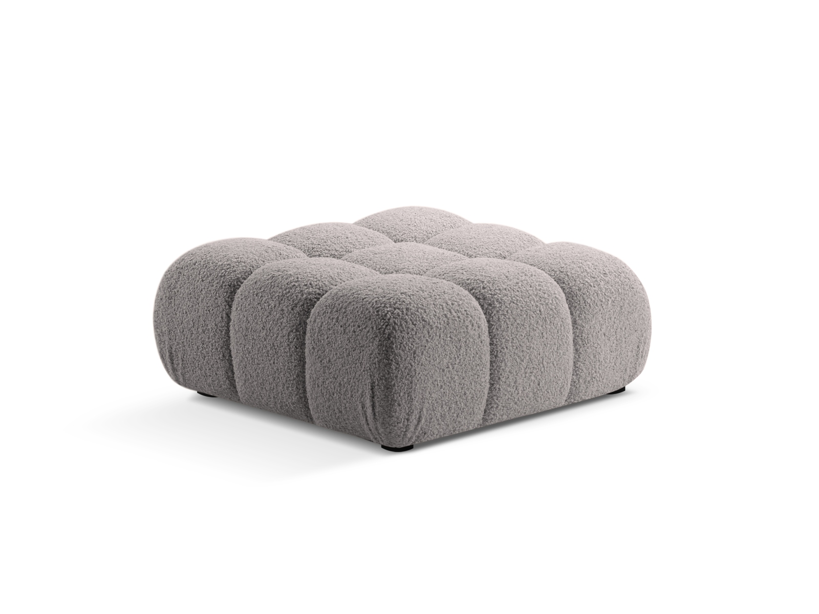 Boucle Pouf, "Bellis", 1 Seat, 94x94x43