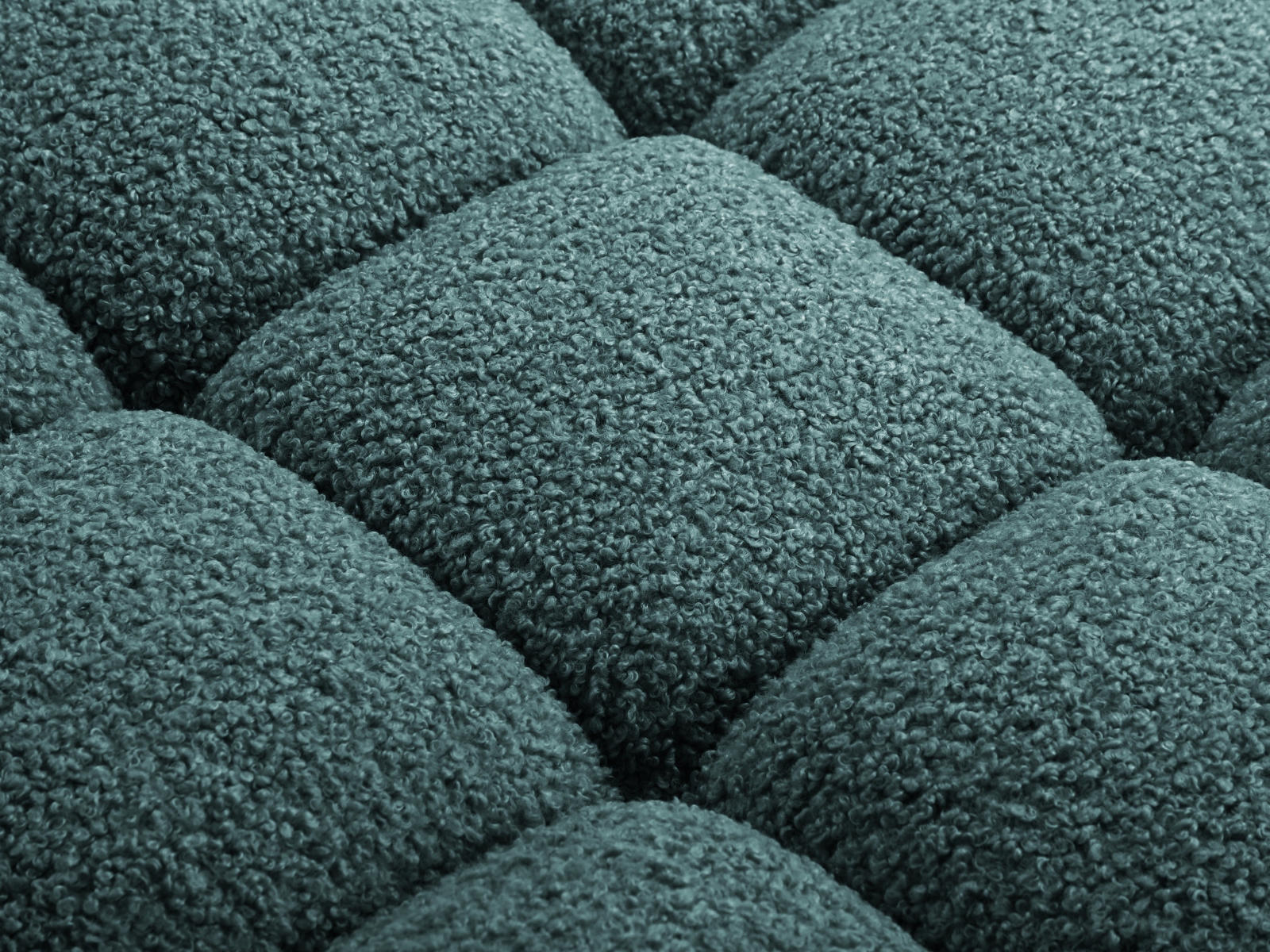 Boucle Pouf, "Bellis", 1 Seat, 94x94x43