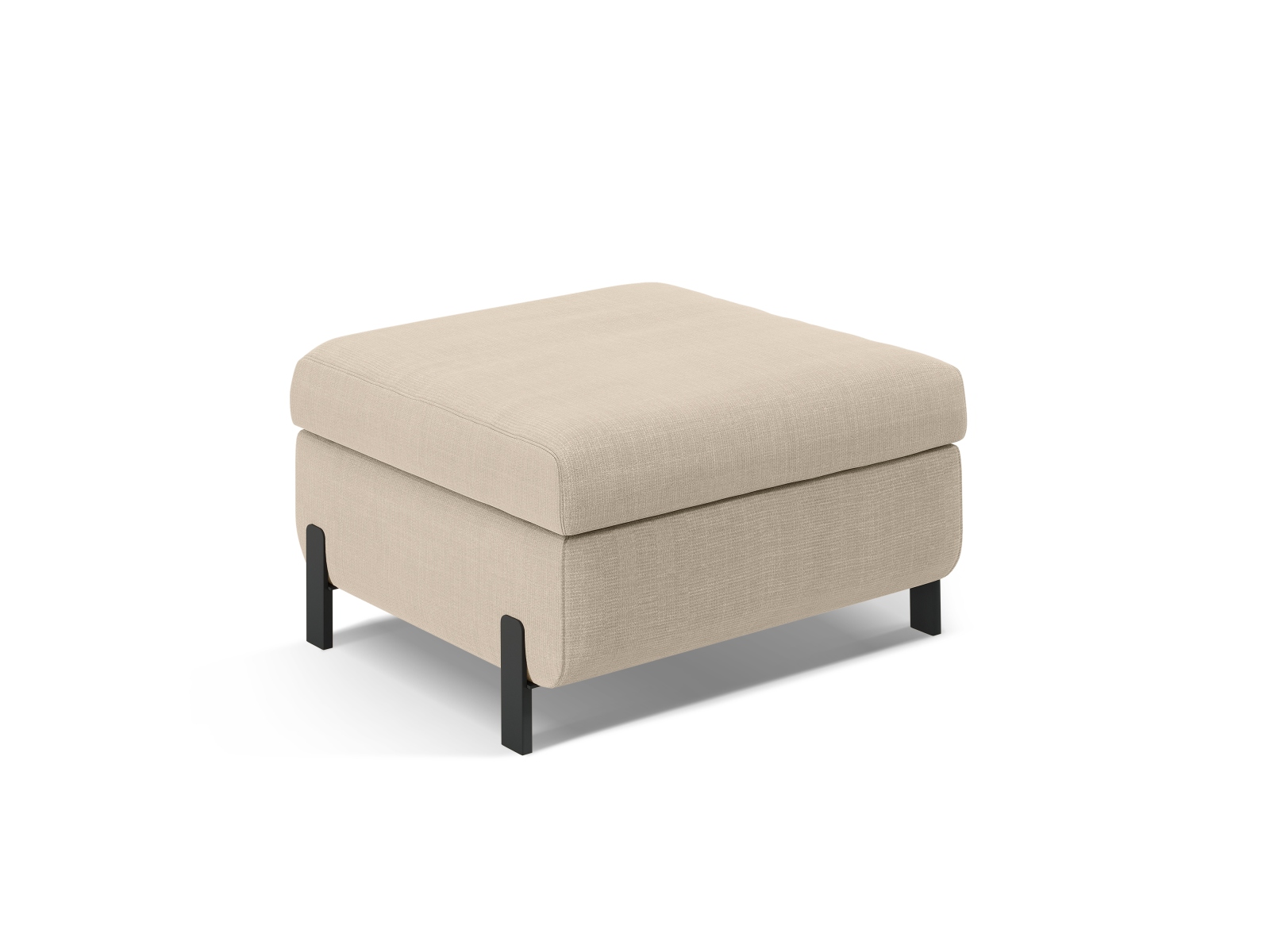 Pouf with Box, "Gloria", 1 Seat, 92x76x51