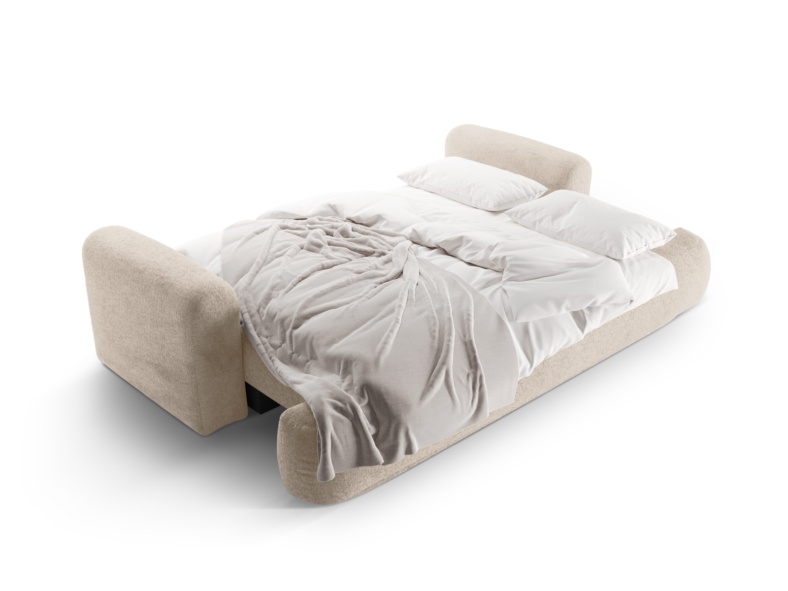 Sofa With Bed Function And Box, "Ella", 3 Seats, 253x108x88