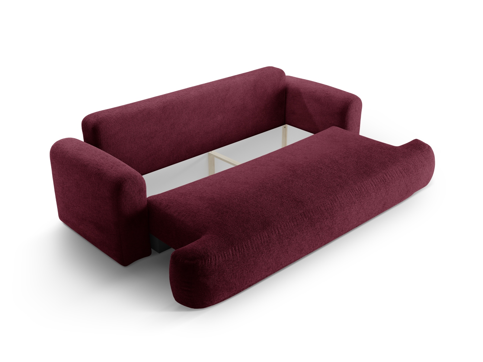 Sofa With Bed Function And Box, "Ella", 3 Seats, 253x108x88