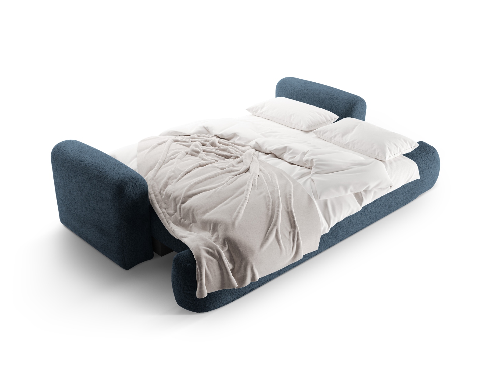 Sofa With Bed Function And Box, "Ella", 3 Seats, 253x108x88