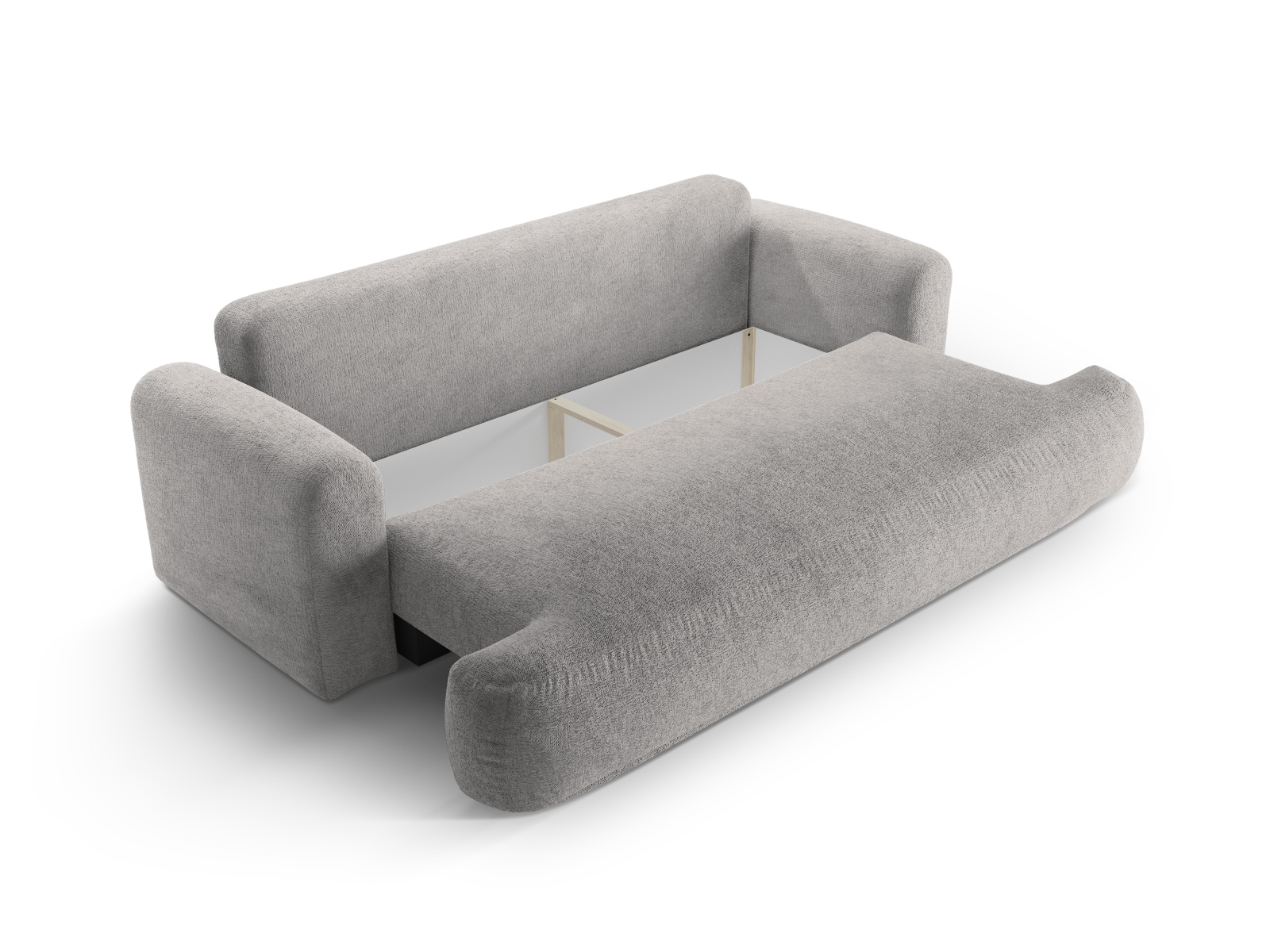 Sofa With Bed Function And Box, "Ella", 3 Seats, 253x108x88