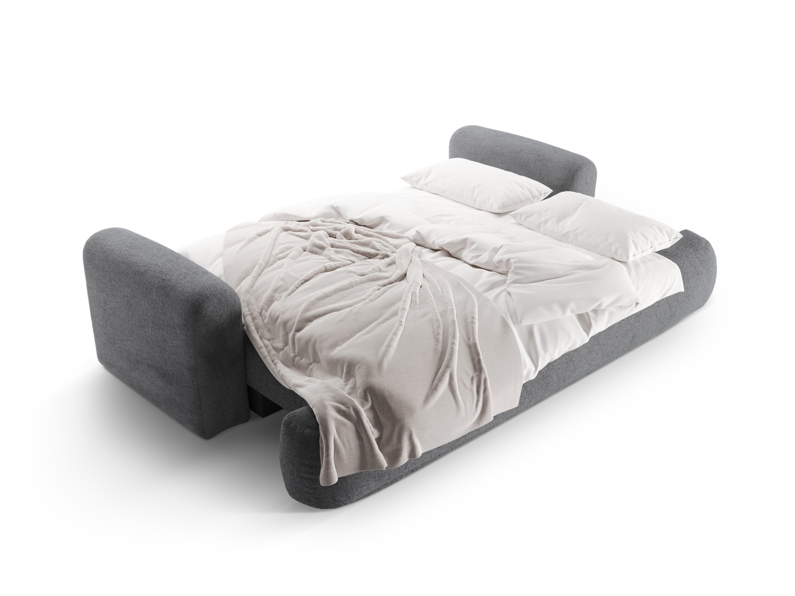 Sofa With Bed Function And Box, "Ella", 3 Seats, 253x108x88