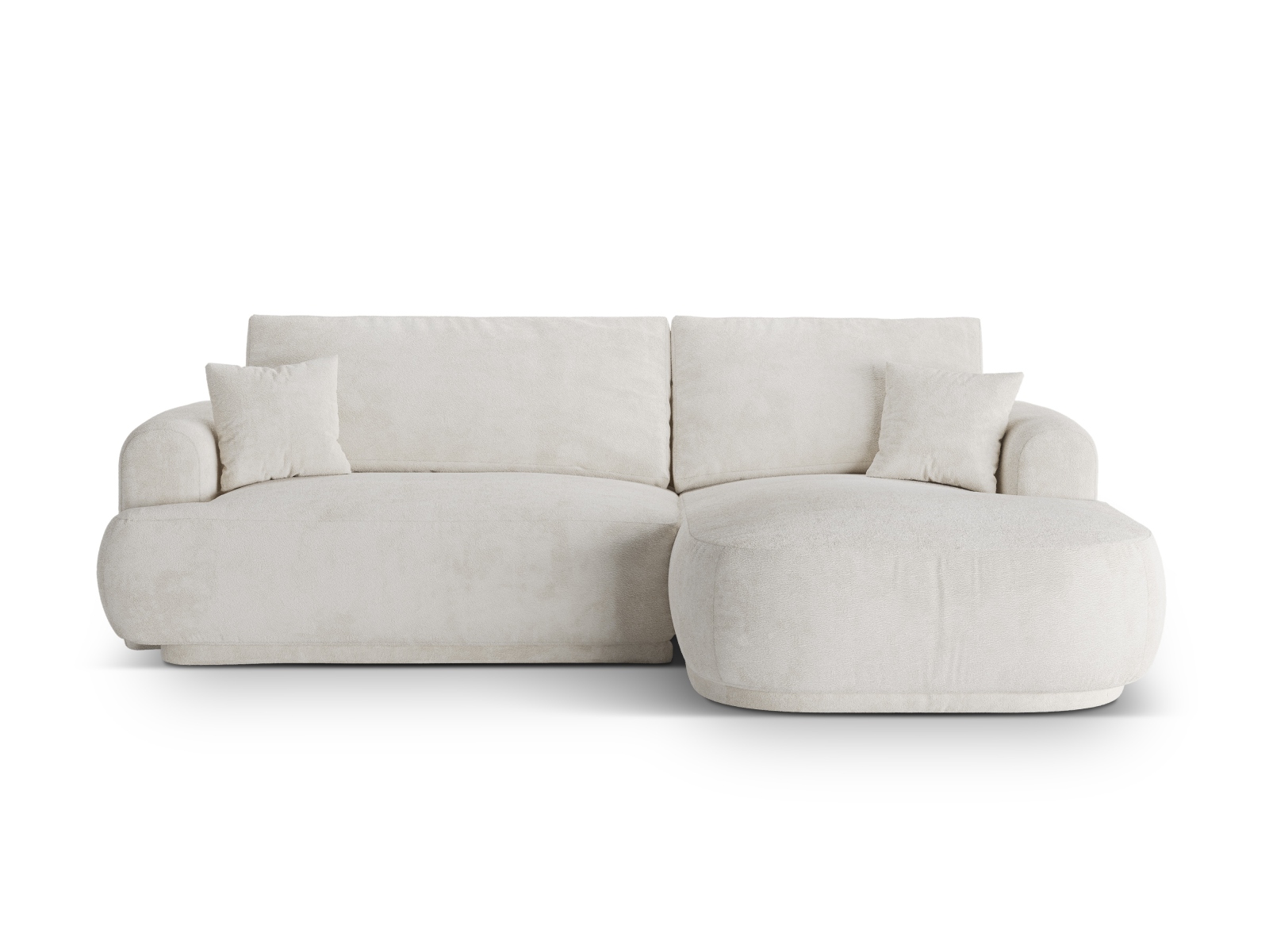 Modular Right Corner Sofa With Bed Function And Box, "Ella", 5 Seats, 271x174x88