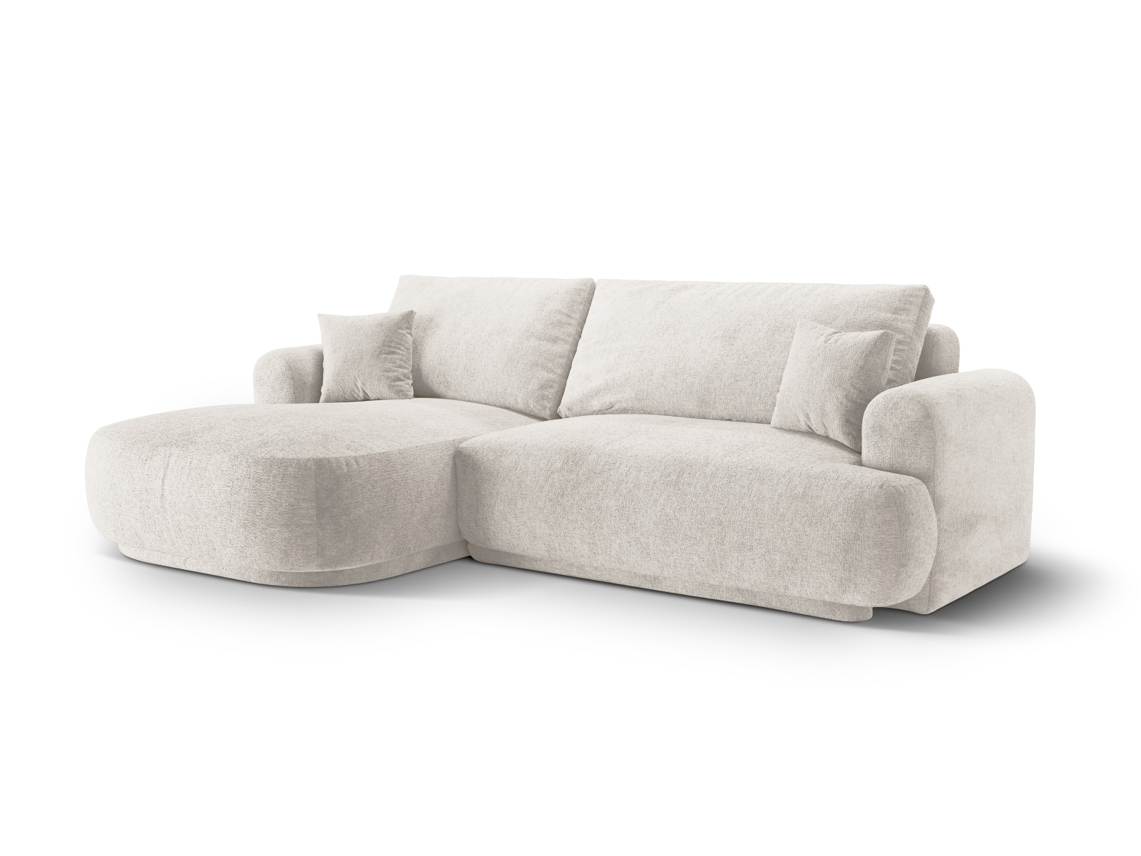 Modular Left Corner Sofa With Bed Function And Box, "Ella", 5 Seats, 271x174x88
