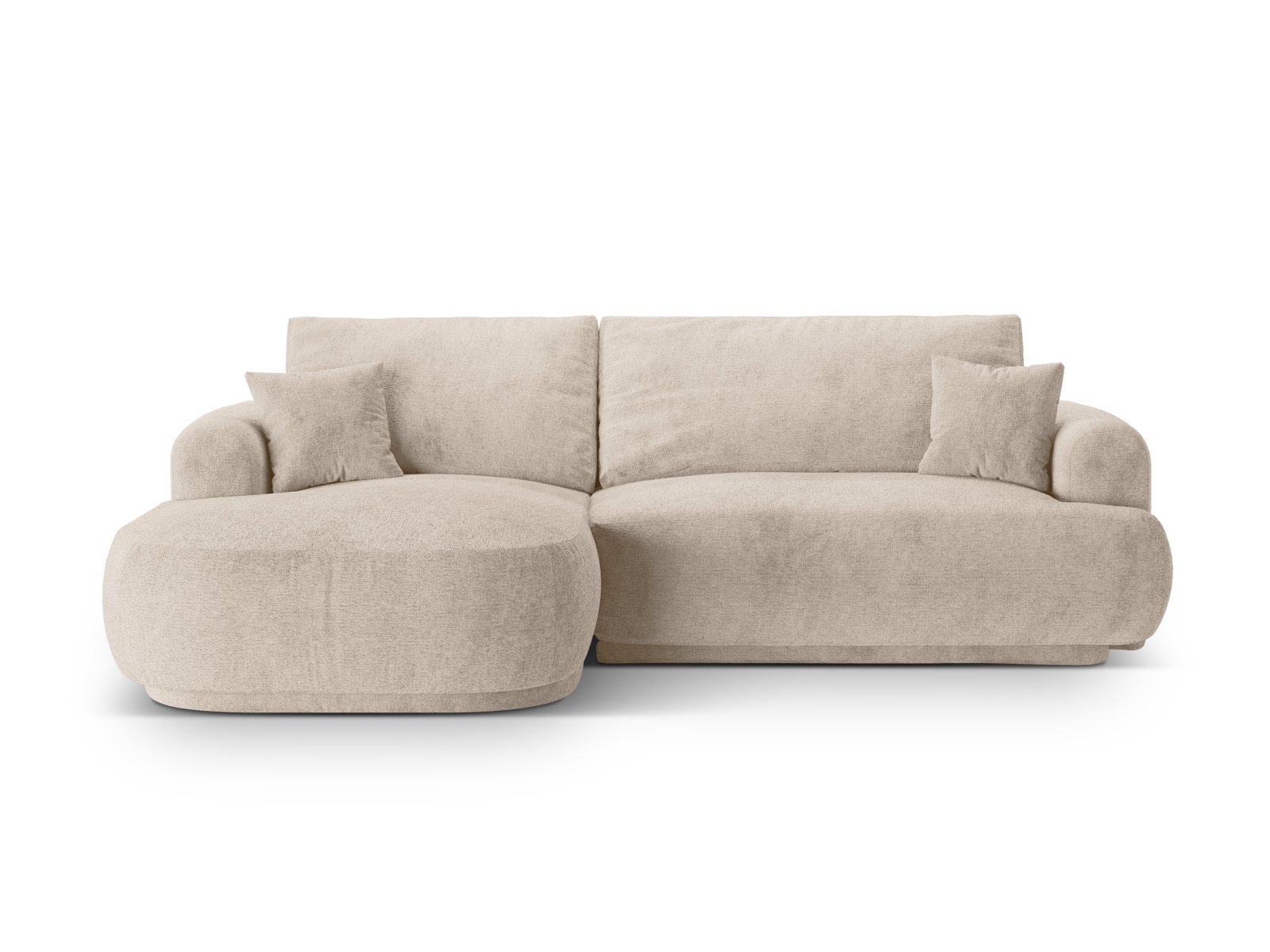 Modular Left Corner Sofa With Bed Function And Box, "Ella", 5 Seats, 271x174x88