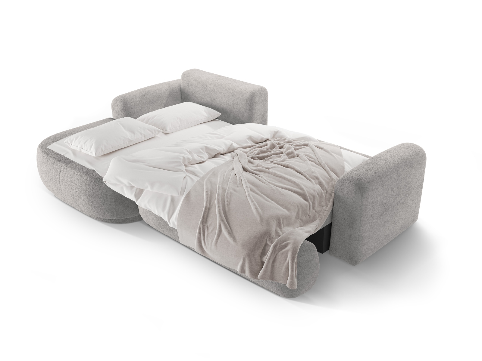 Modular Left Corner Sofa With Bed Function And Box, "Ella", 5 Seats, 271x174x88