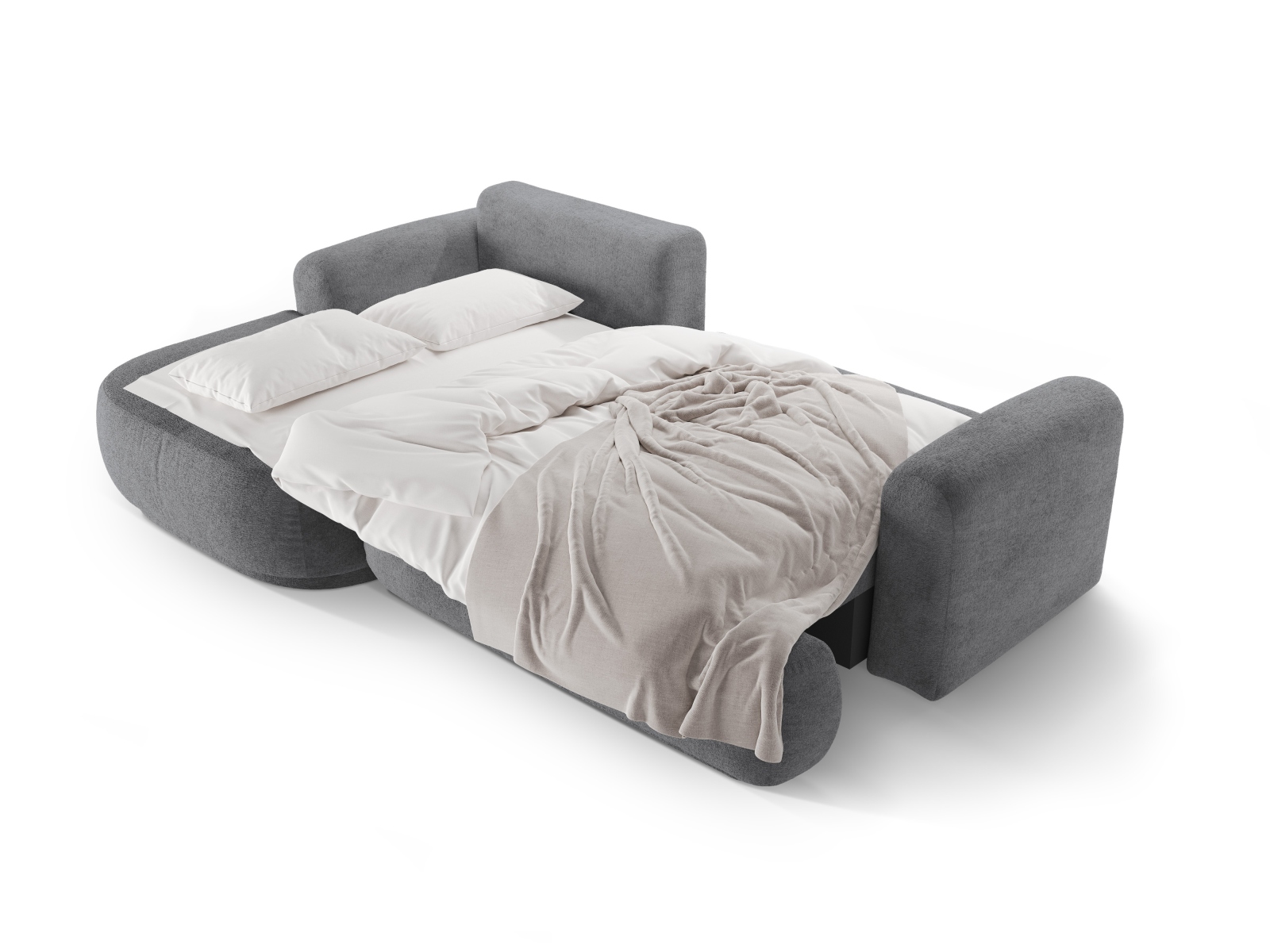 Modular Left Corner Sofa With Bed Function And Box, "Ella", 5 Seats, 271x174x88