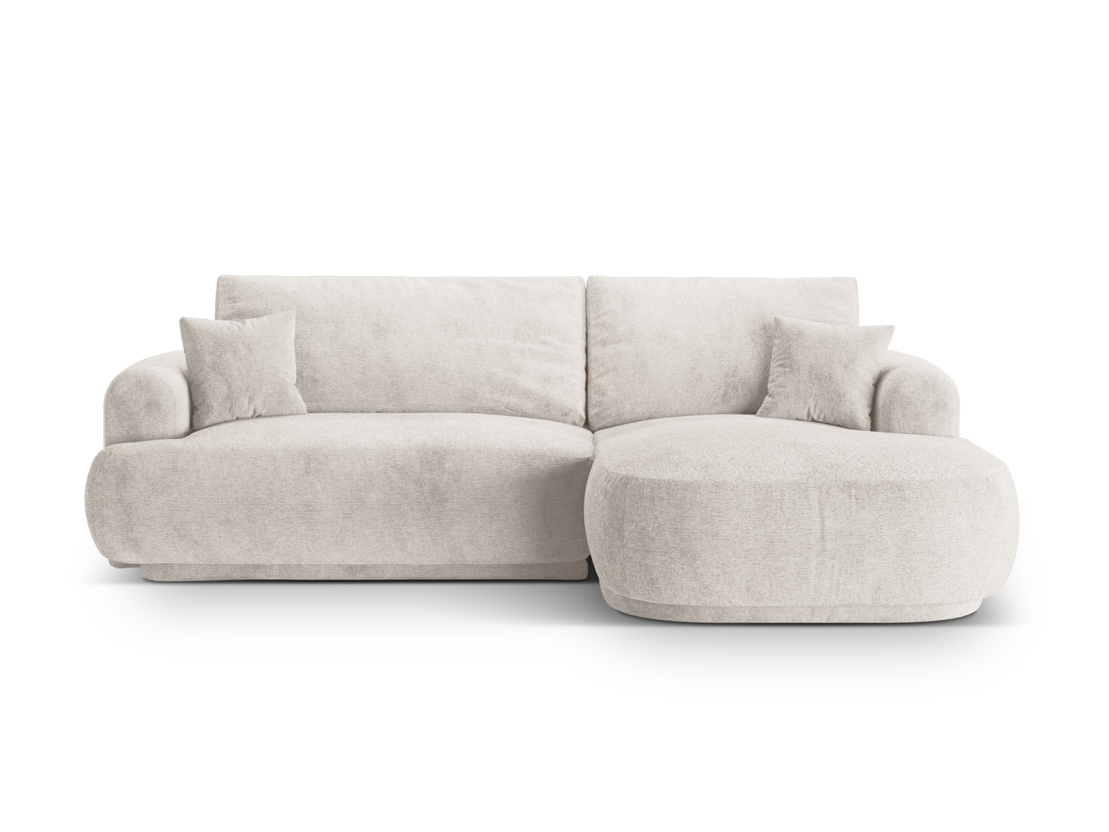 Modular Right Corner Sofa With Bed Function And Box, "Ella", 5 Seats, 271x174x88