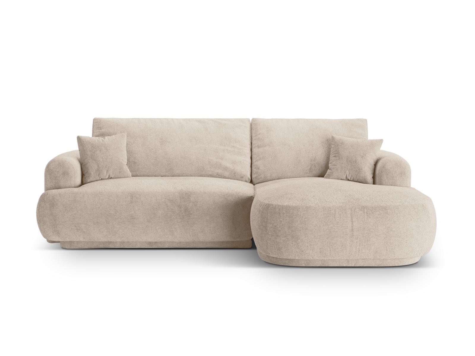 Modular Right Corner Sofa With Bed Function And Box, "Ella", 5 Seats, 271x174x88