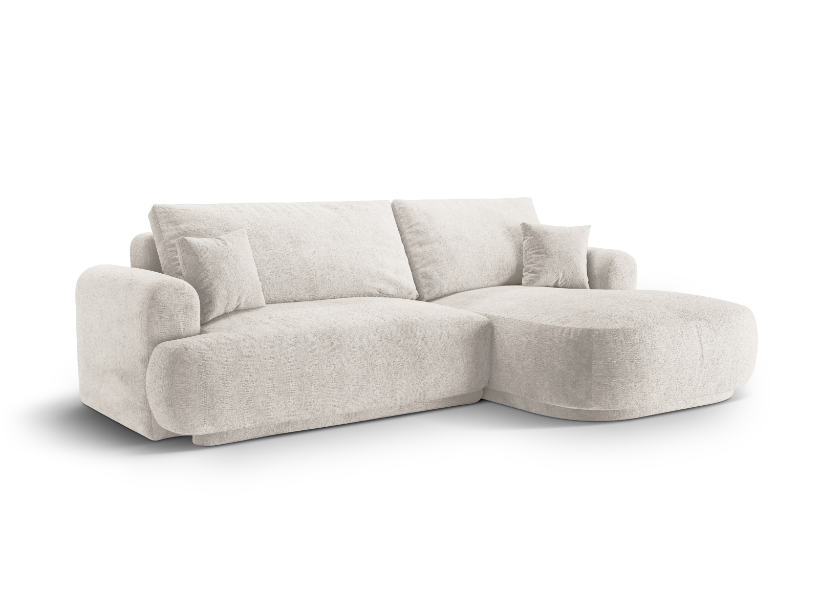 Modular Right Corner Sofa With Bed Function And Box, "Ella", 5 Seats, 271x174x88