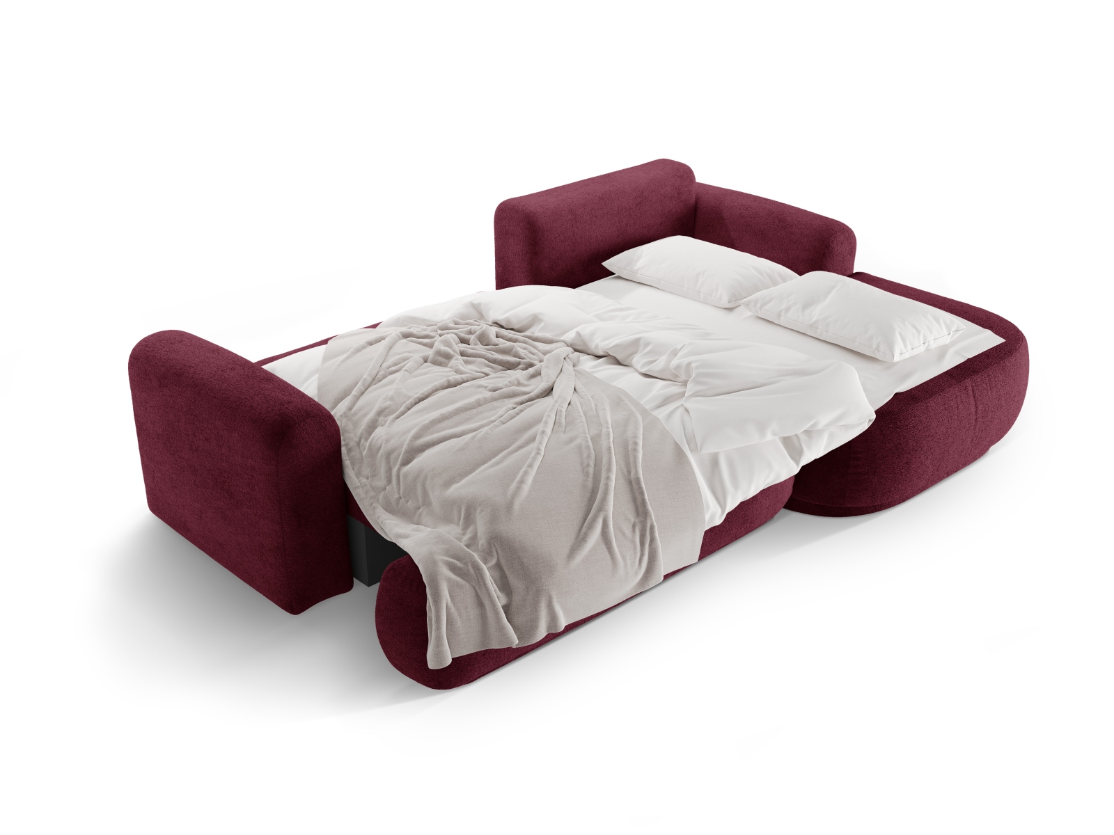 Modular Right Corner Sofa With Bed Function And Box, "Ella", 5 Seats, 271x174x88