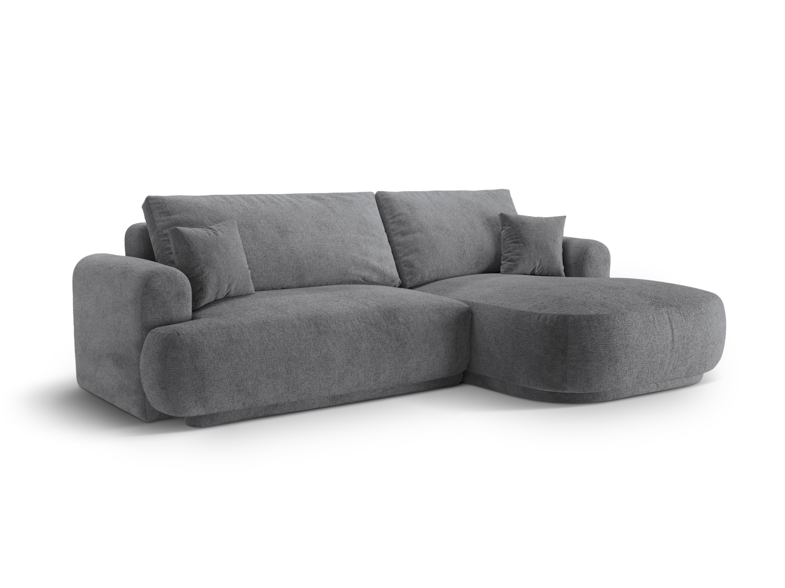 Modular Right Corner Sofa With Bed Function And Box, "Ella", 5 Seats, 271x174x88