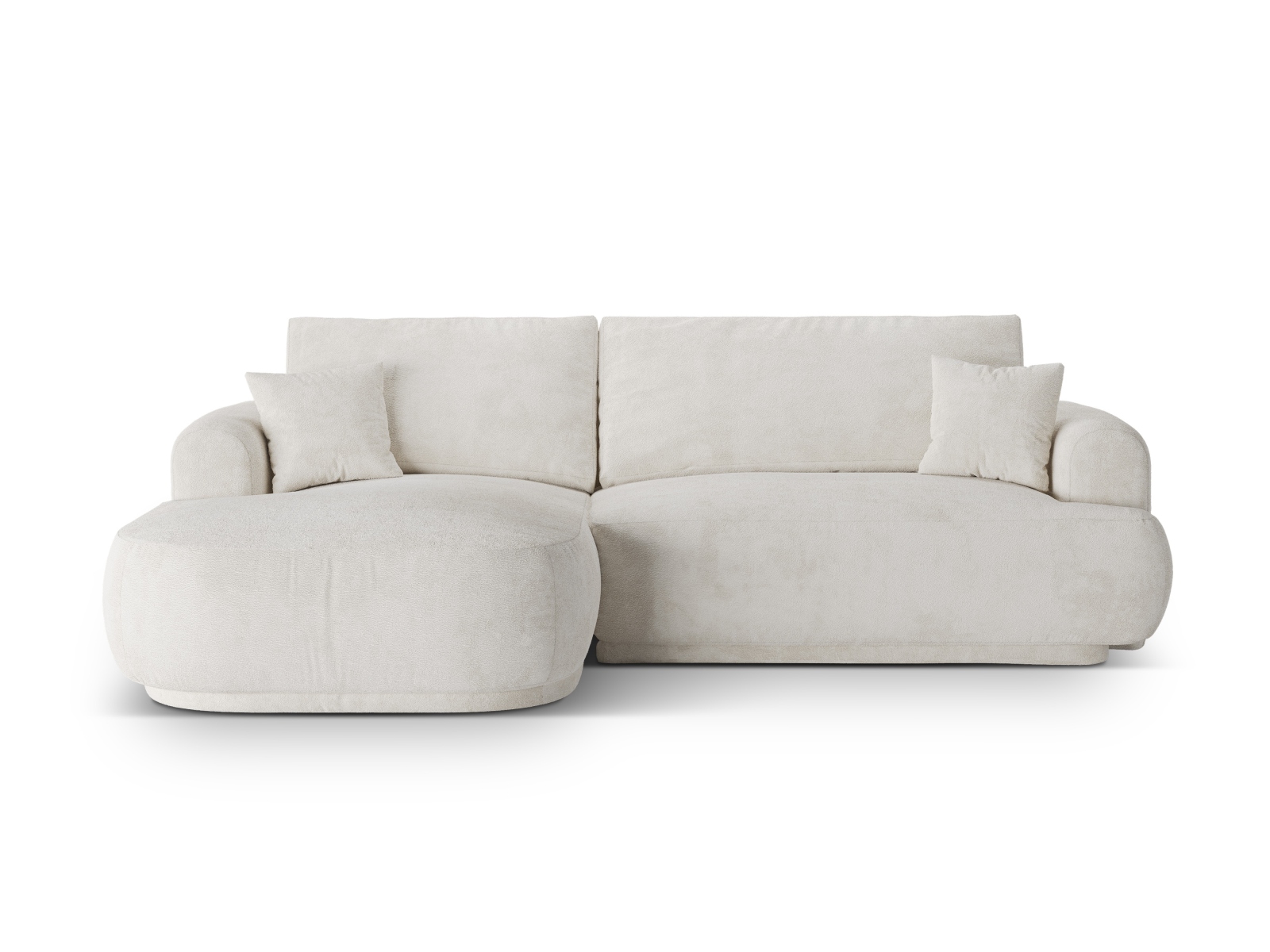 Modular Left Corner Sofa With Bed Function And Box, "Ella", 5 Seats, 271x174x88