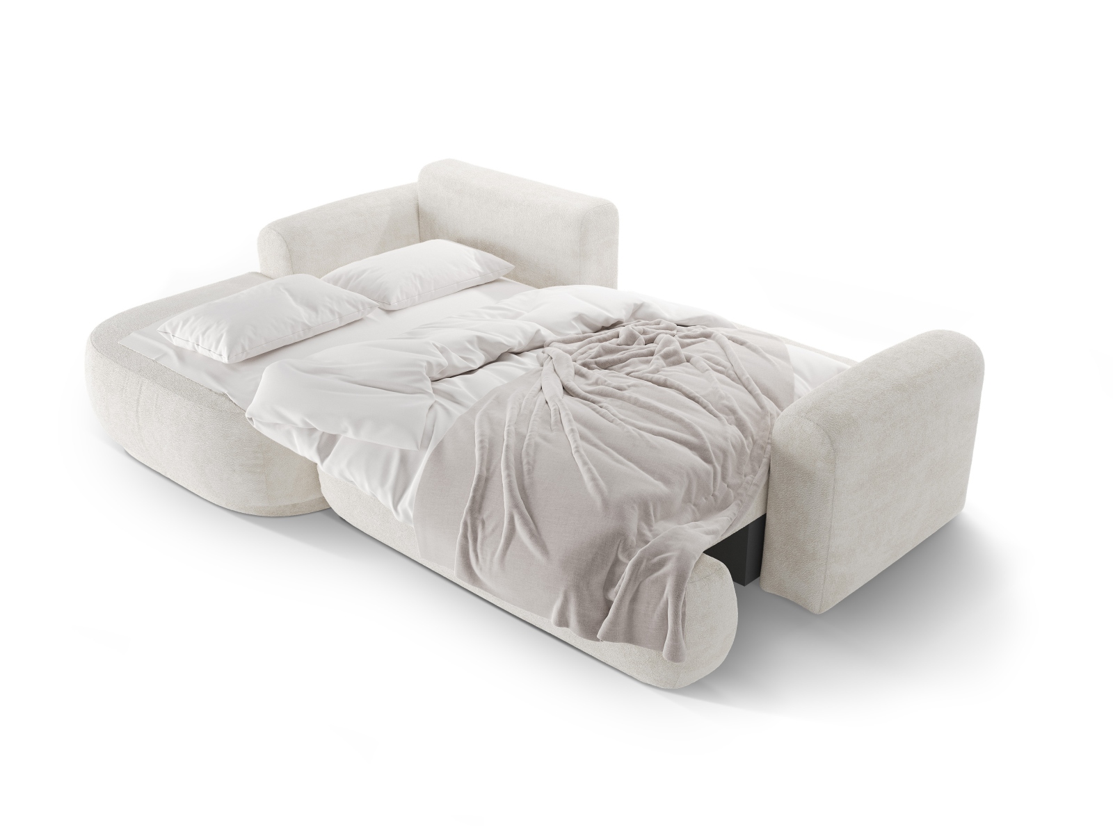 Modular Left Corner Sofa With Bed Function And Box, "Ella", 5 Seats, 271x174x88