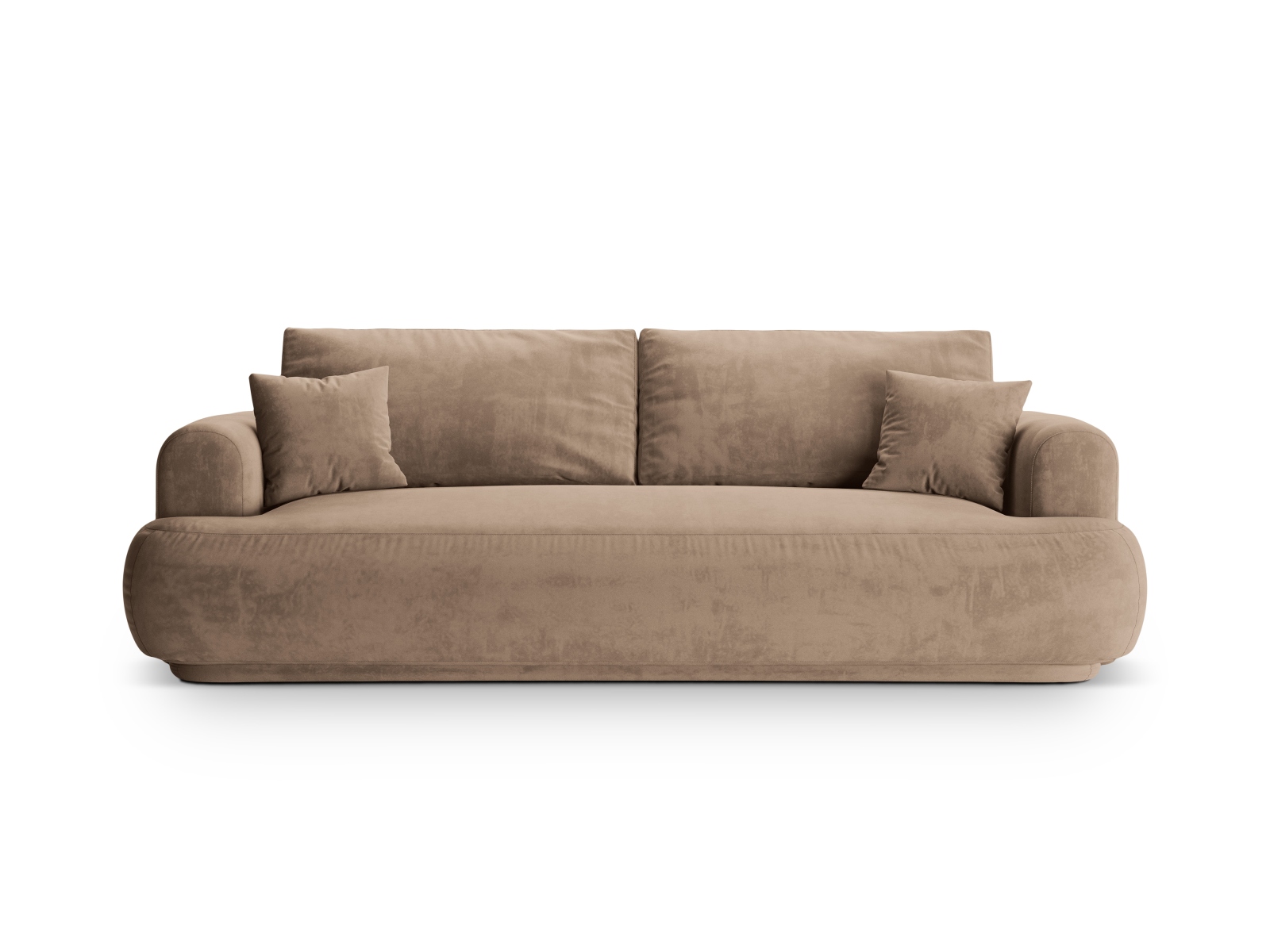 Velvet Sofa With Bed Function And Box, "Ella", 3 Seats, 253x108x88
