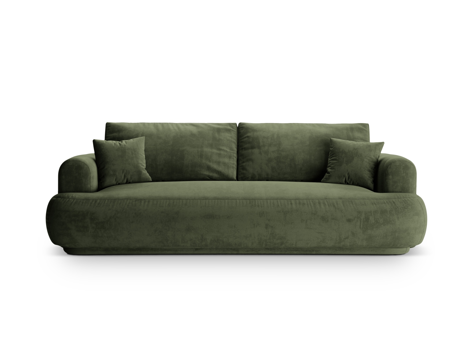 Velvet Sofa With Bed Function And Box, "Ella", 3 Seats, 253x108x88