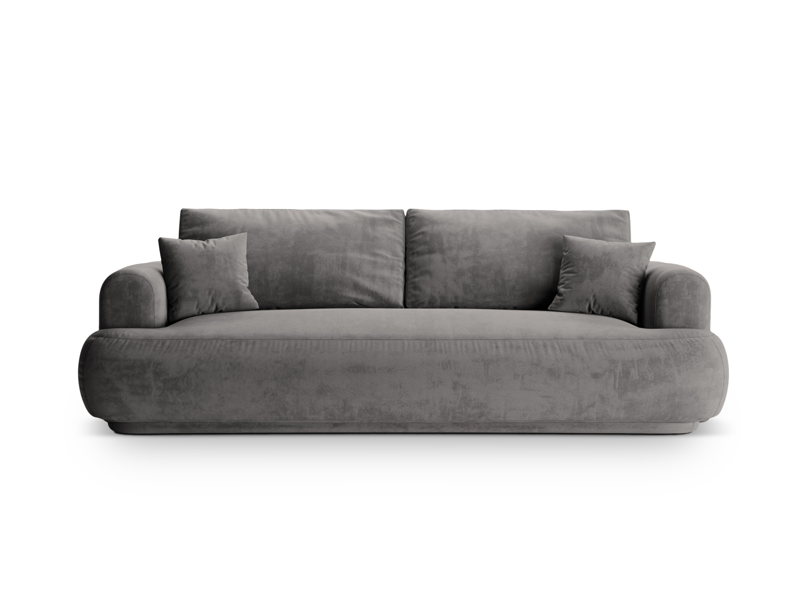 Velvet Sofa With Bed Function And Box, "Ella", 3 Seats, 253x108x88