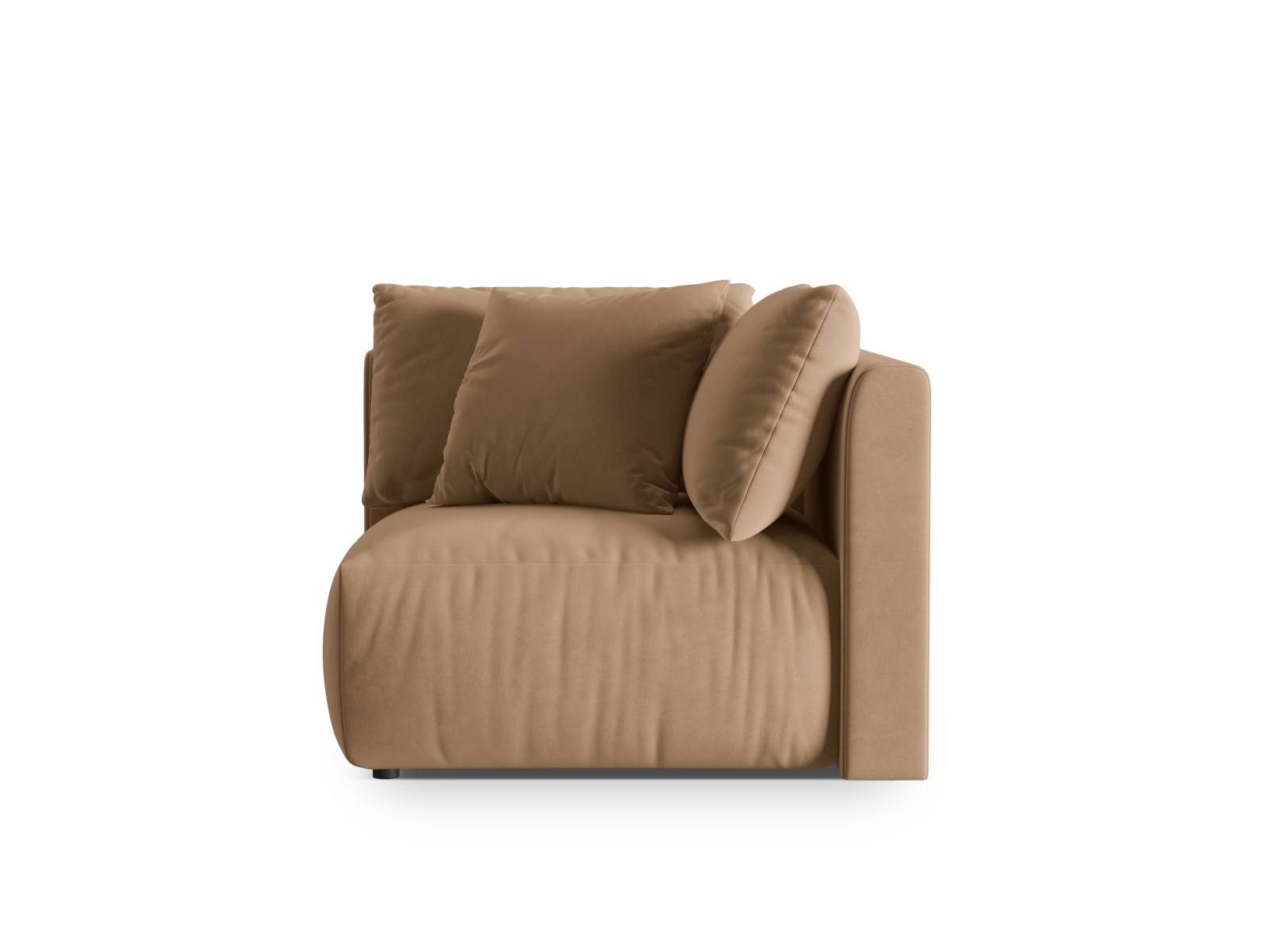 Velvet Modul Corner, "Chris", 1 Seat, 100x100x80