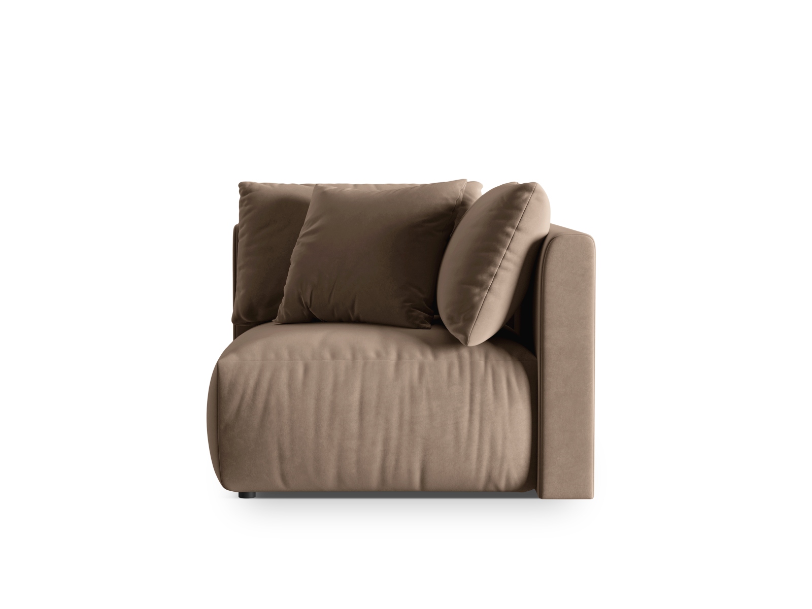 Velvet Modul Corner, "Chris", 1 Seat, 100x100x80