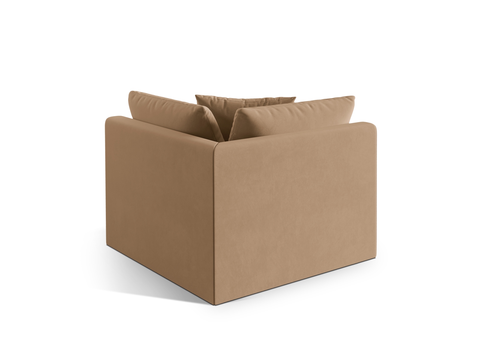 Velvet Modul Corner, "Chris", 1 Seat, 100x100x80