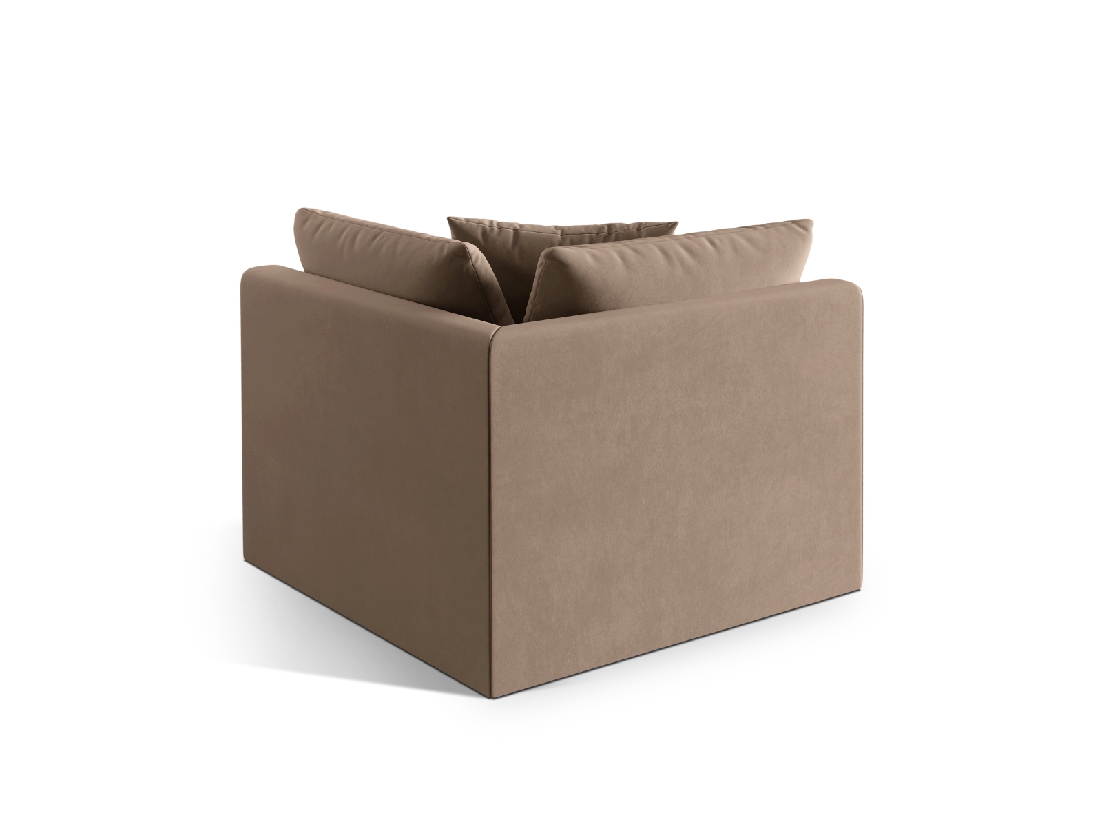 Velvet Modul Corner, "Chris", 1 Seat, 100x100x80