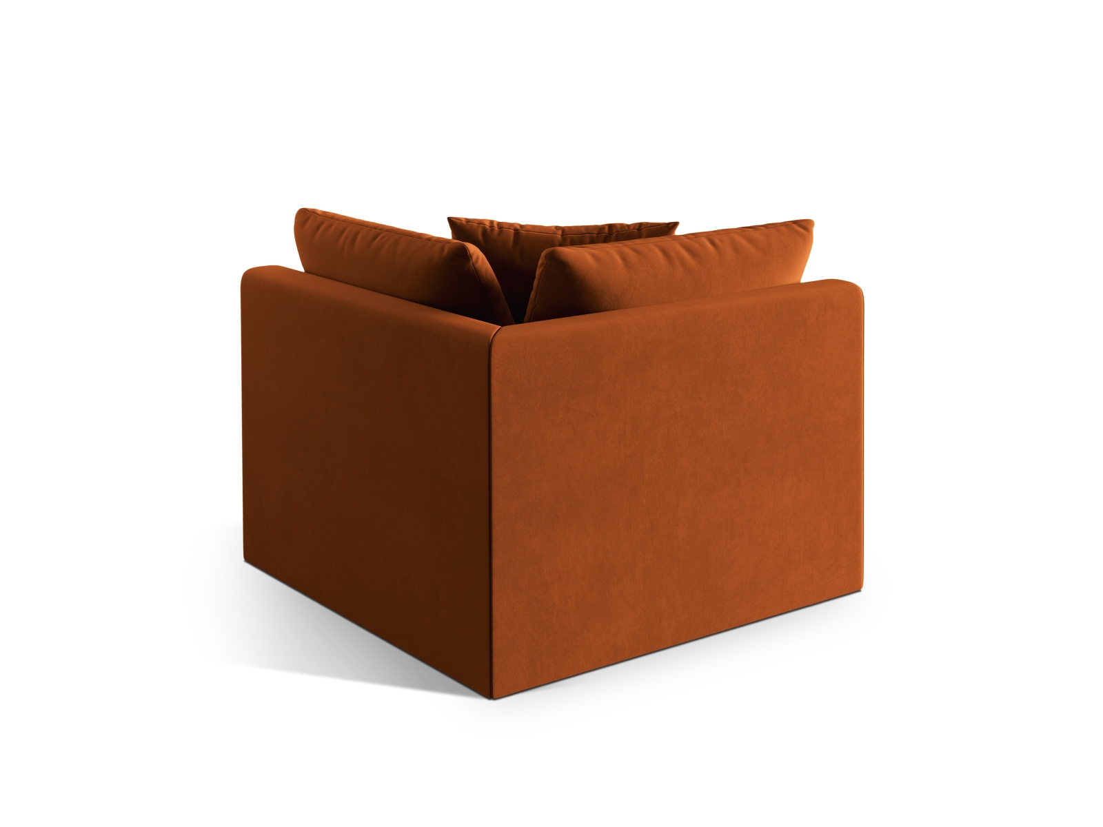 Velvet Modul Corner, "Chris", 1 Seat, 100x100x80