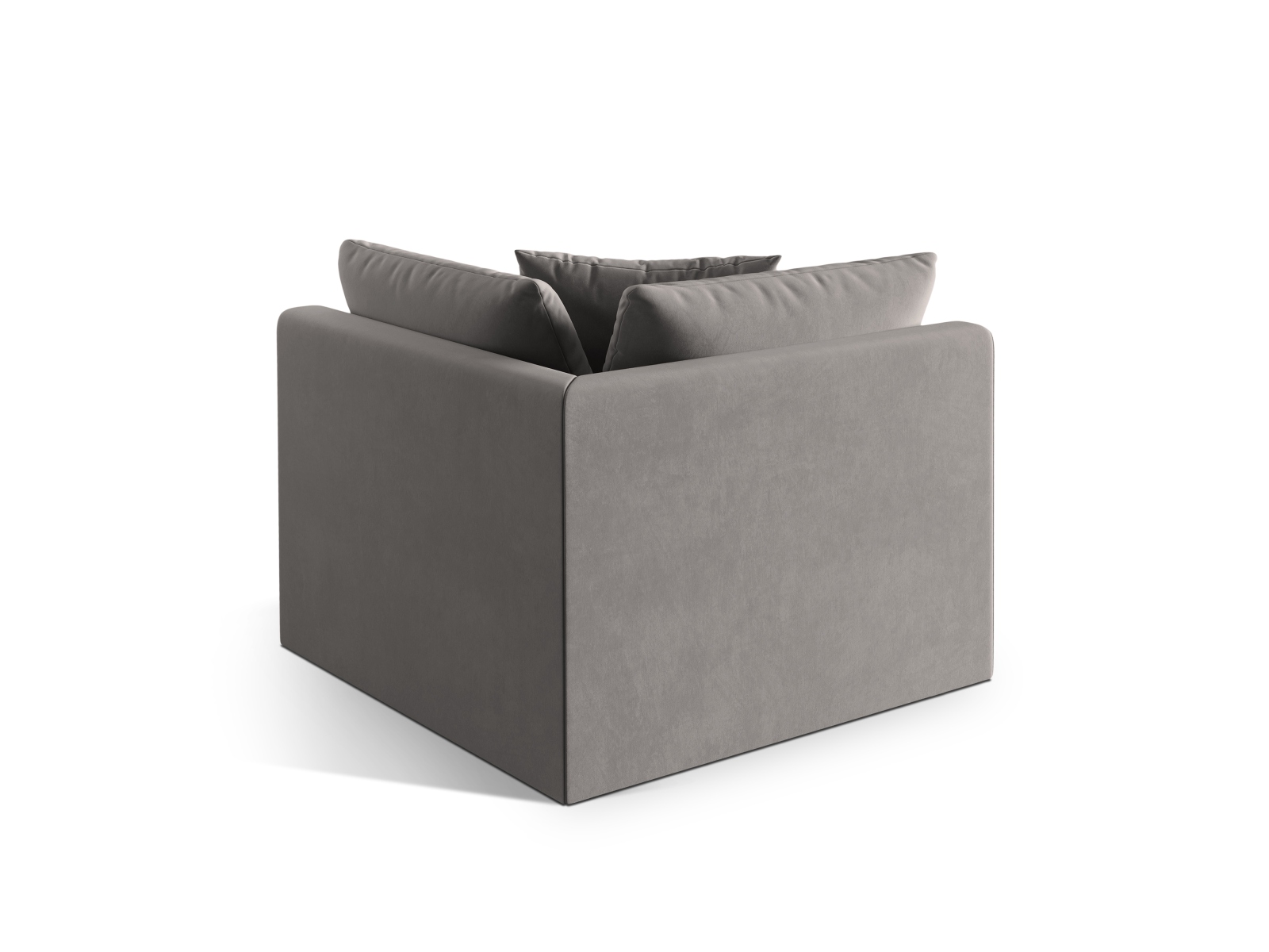 Velvet Modul Corner, "Chris", 1 Seat, 100x100x80