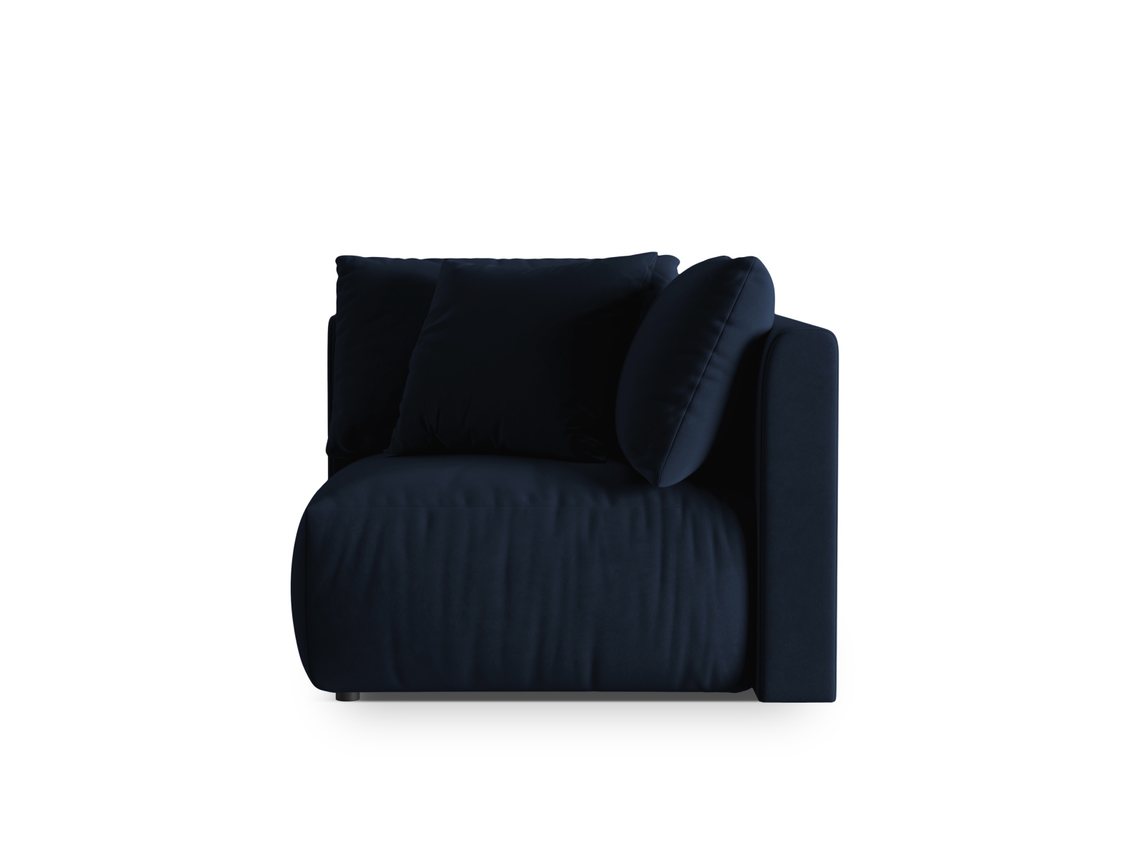 Velvet Modul Corner, "Chris", 1 Seat, 100x100x80