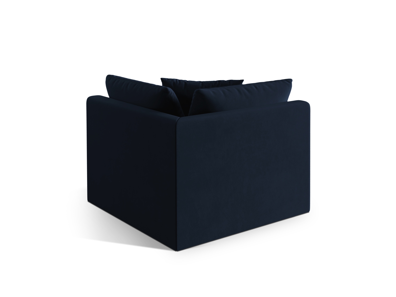 Velvet Modul Corner, "Chris", 1 Seat, 100x100x80