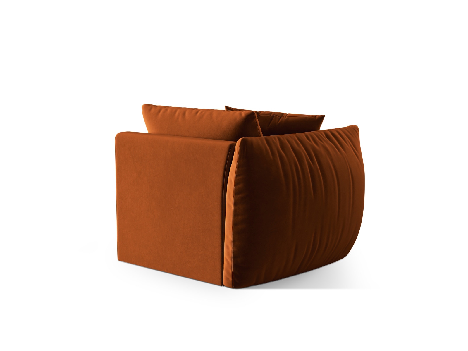 Velvet Modul Left, "Chris", 1 Seat, 110x100x80