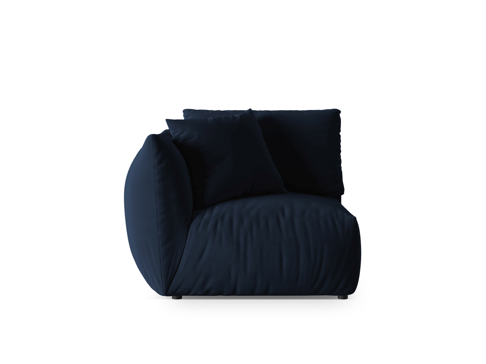 Velvet Modul Left, "Chris", 1 Seat, 110x100x80
