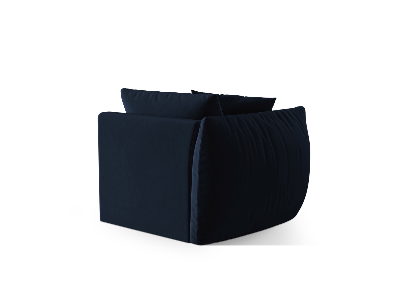 Velvet Modul Left, "Chris", 1 Seat, 110x100x80