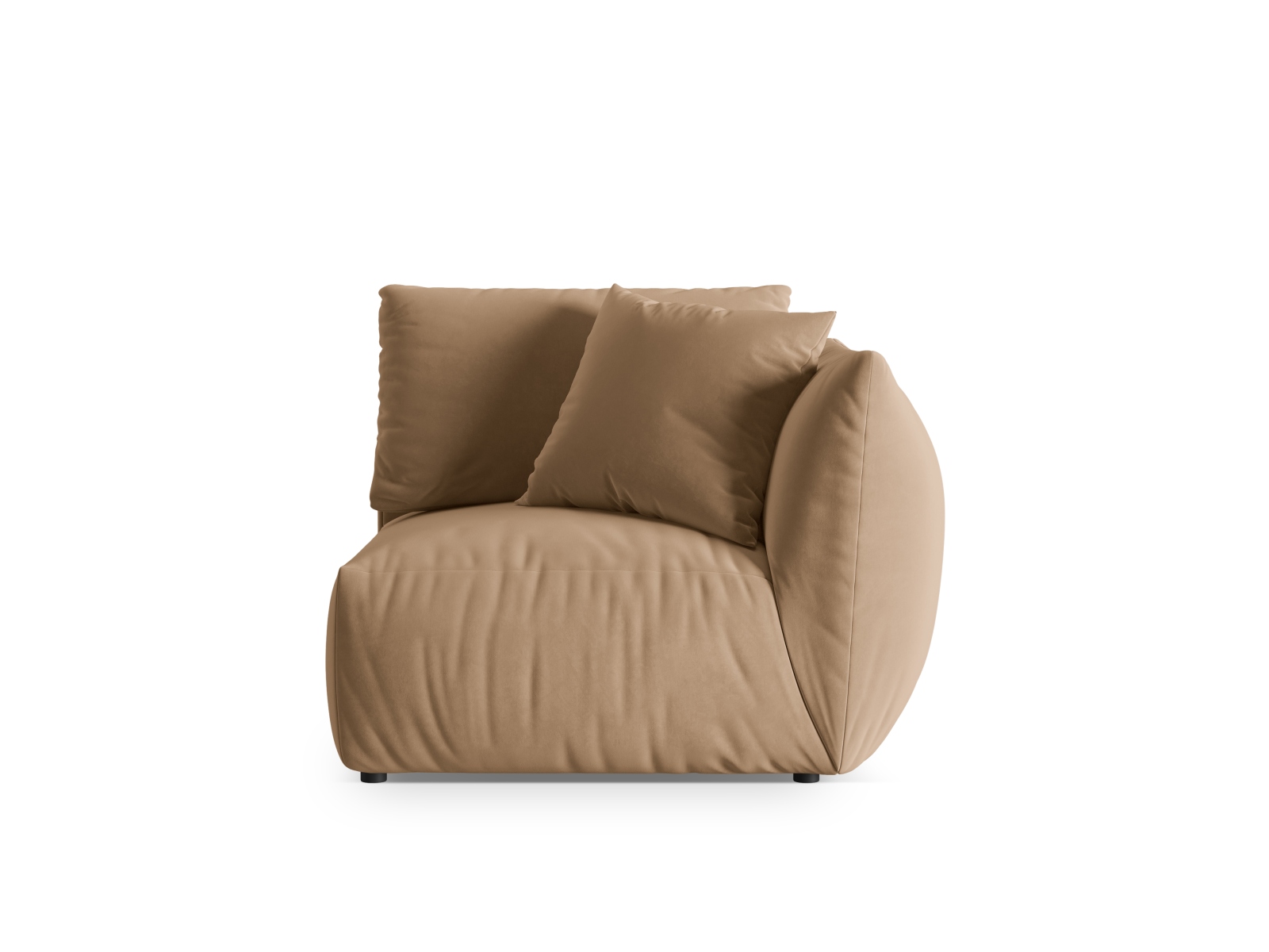 Velvet Modul Right, "Chris", 1 Seat, 110x100x80