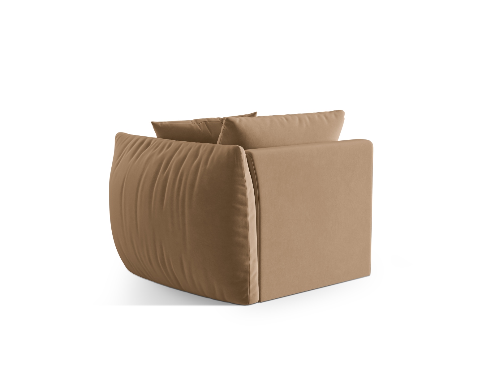 Velvet Modul Right, "Chris", 1 Seat, 110x100x80