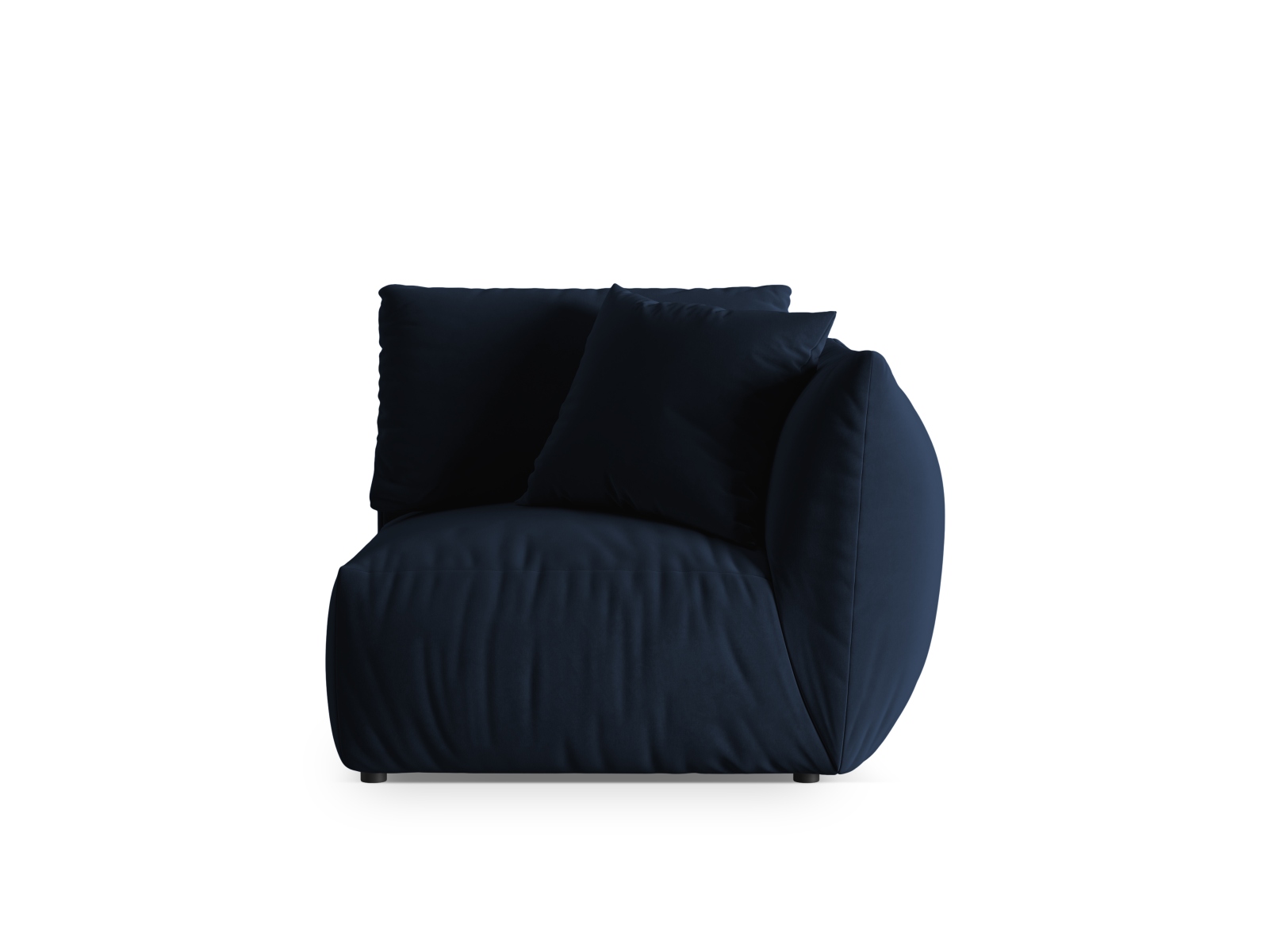 Velvet Modul Right, "Chris", 1 Seat, 110x100x80