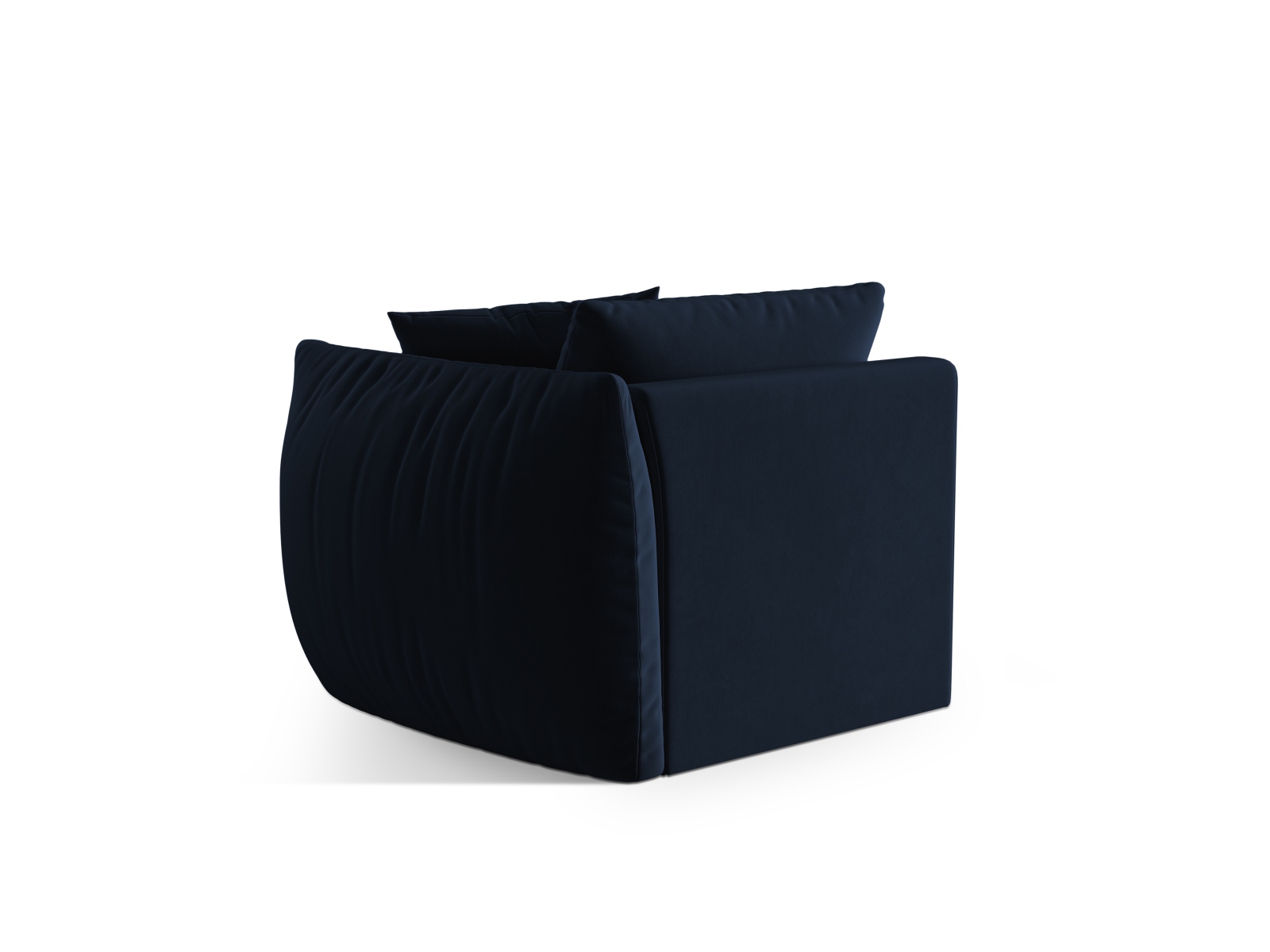 Velvet Modul Right, "Chris", 1 Seat, 110x100x80