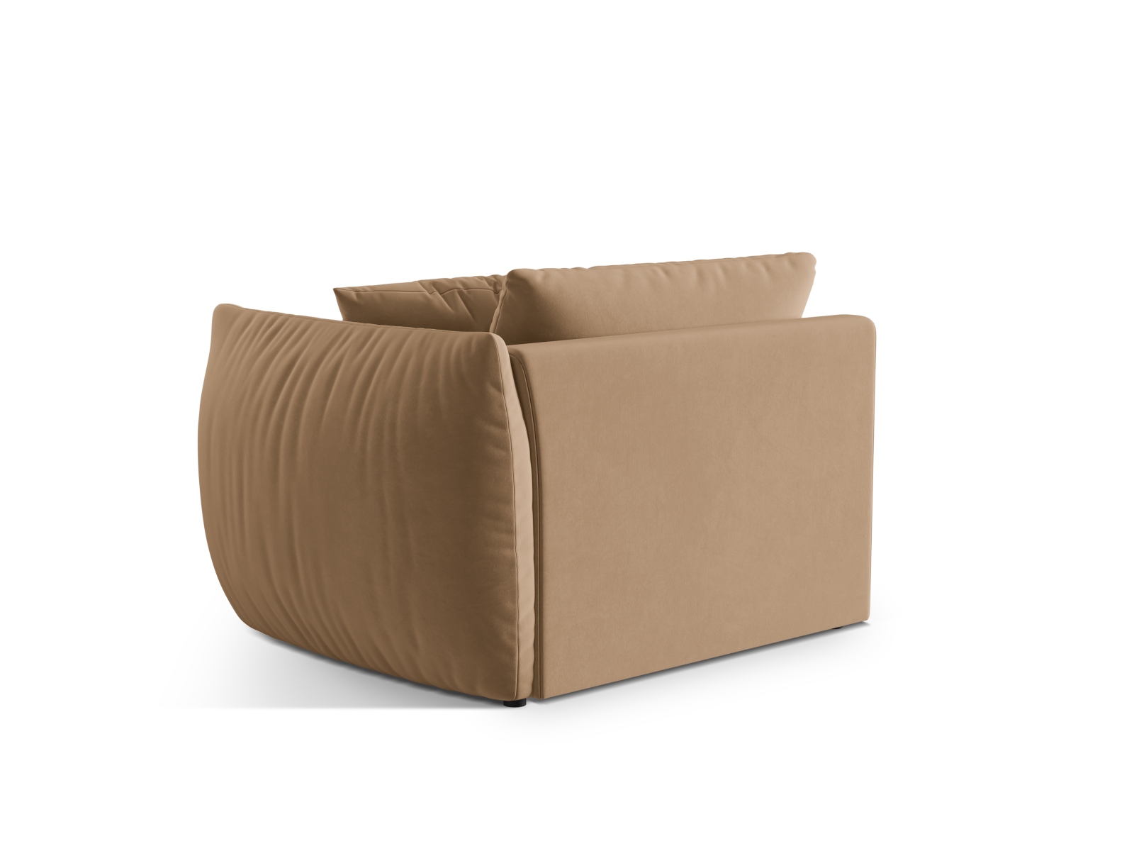 Velvet Modul Right, "Chris", 1 Seat, 130x100x80