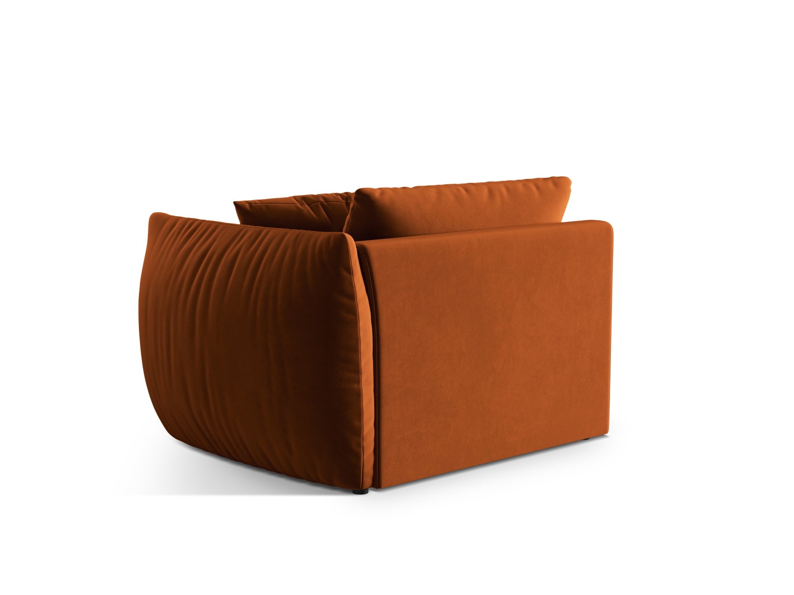 Velvet Modul Right, "Chris", 1 Seat, 130x100x80