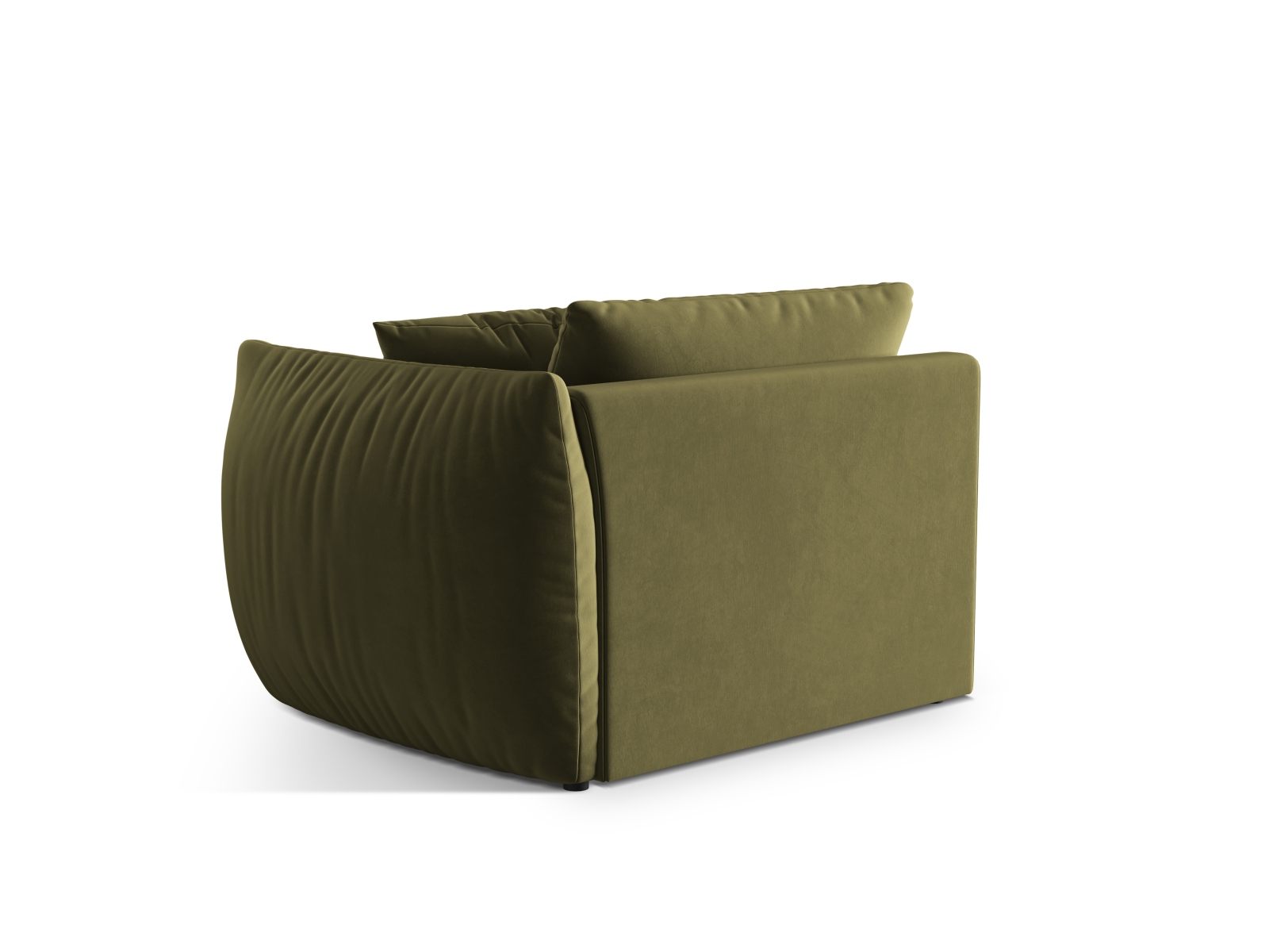 Velvet Modul Right, "Chris", 1 Seat, 130x100x80